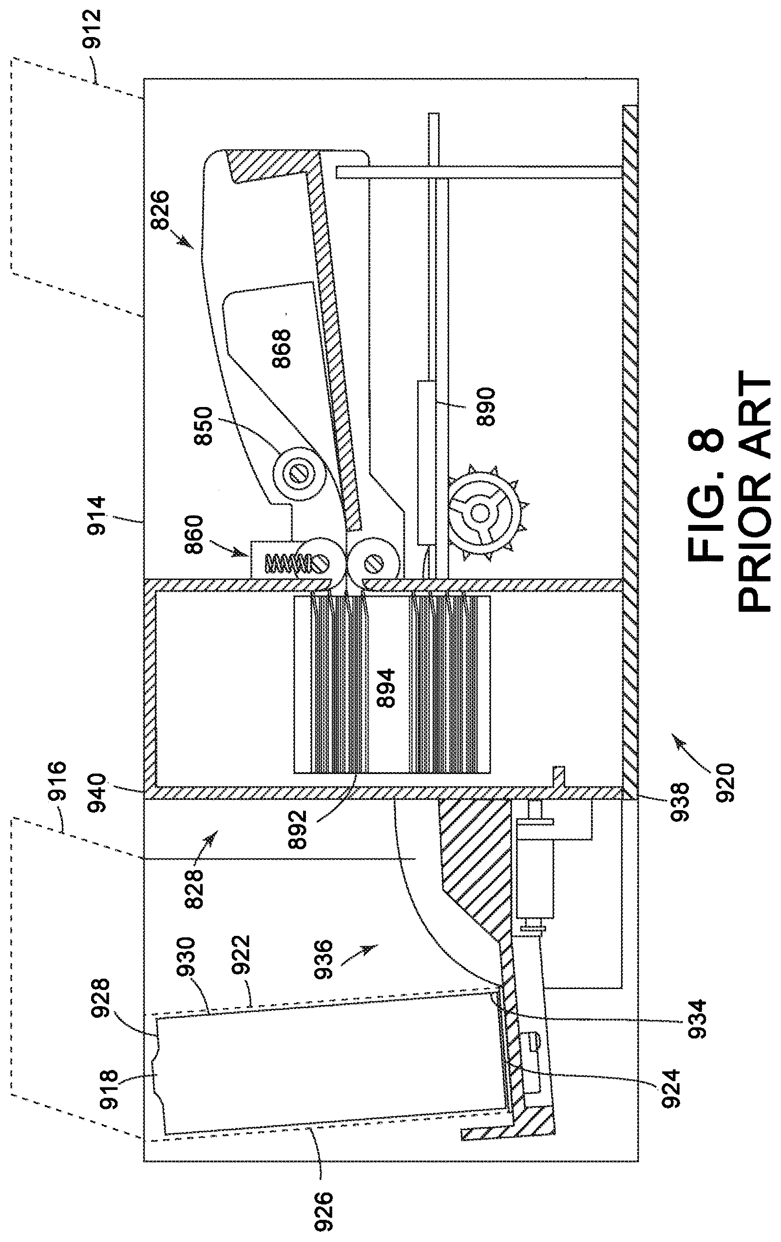 Patent US12303772 Figure 5 – Compact continuous shuffler