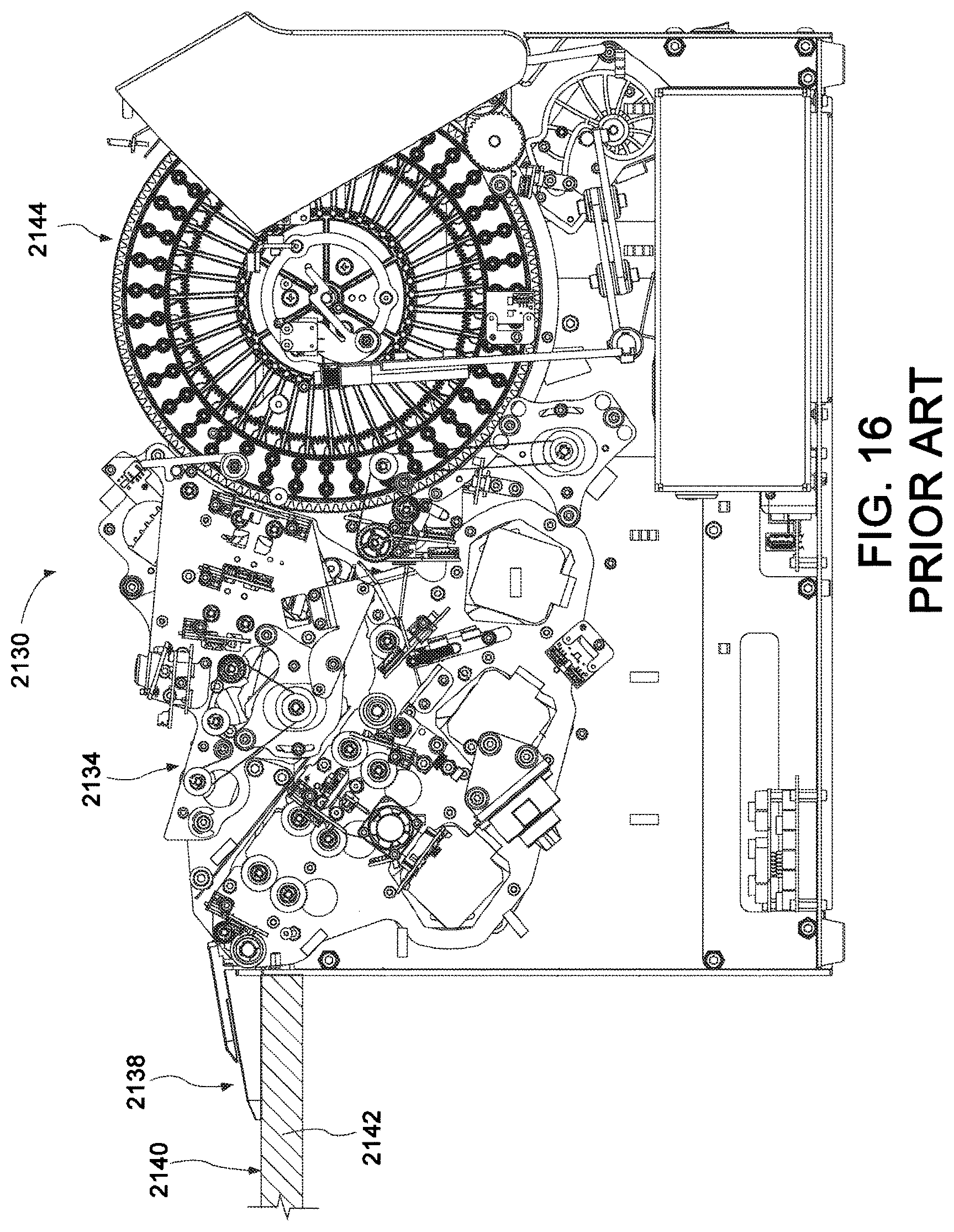 Patent US12303772 Figure 10 – Compact continuous shuffler