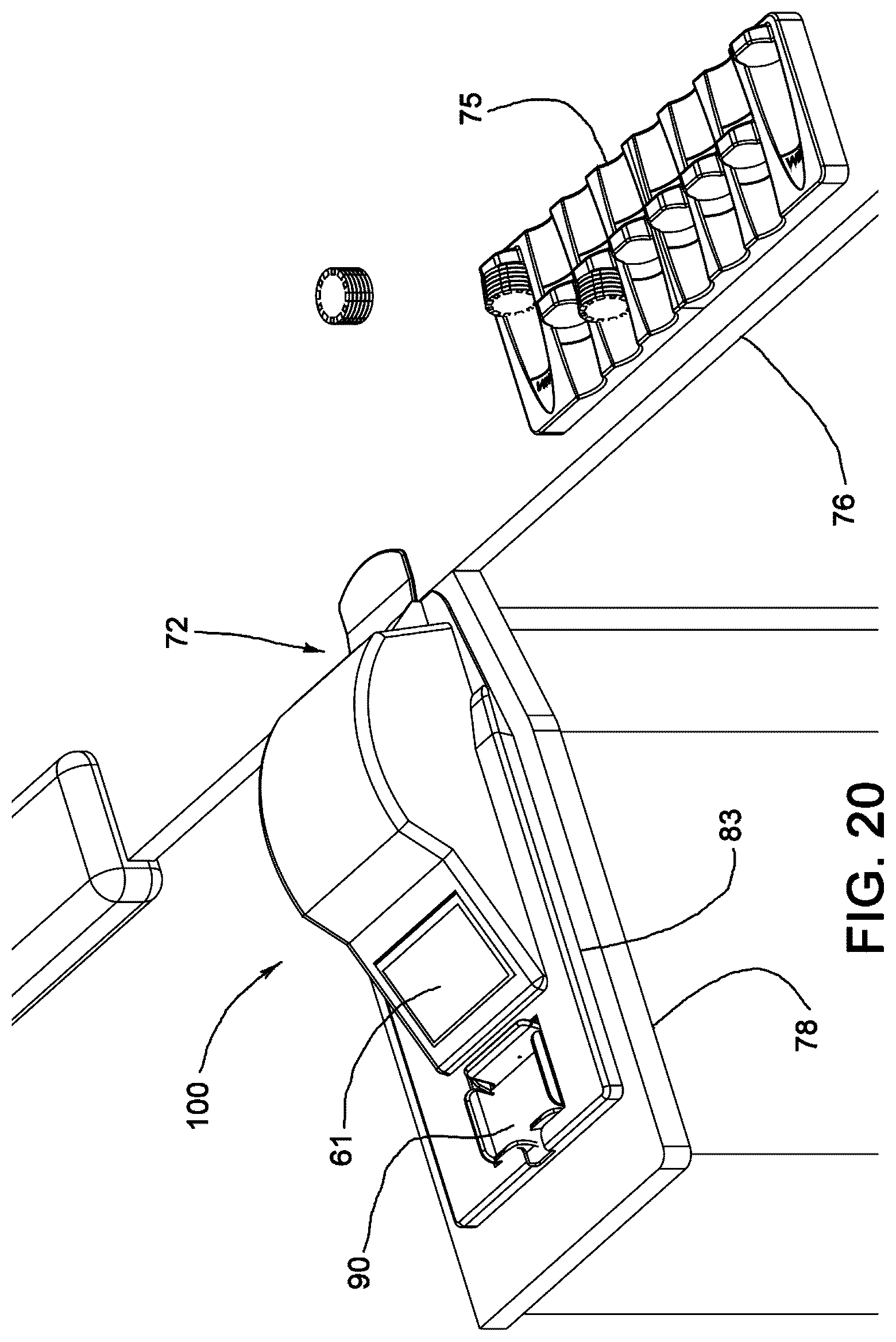 Patent US12303772 Figure 13 – Compact continuous shuffler