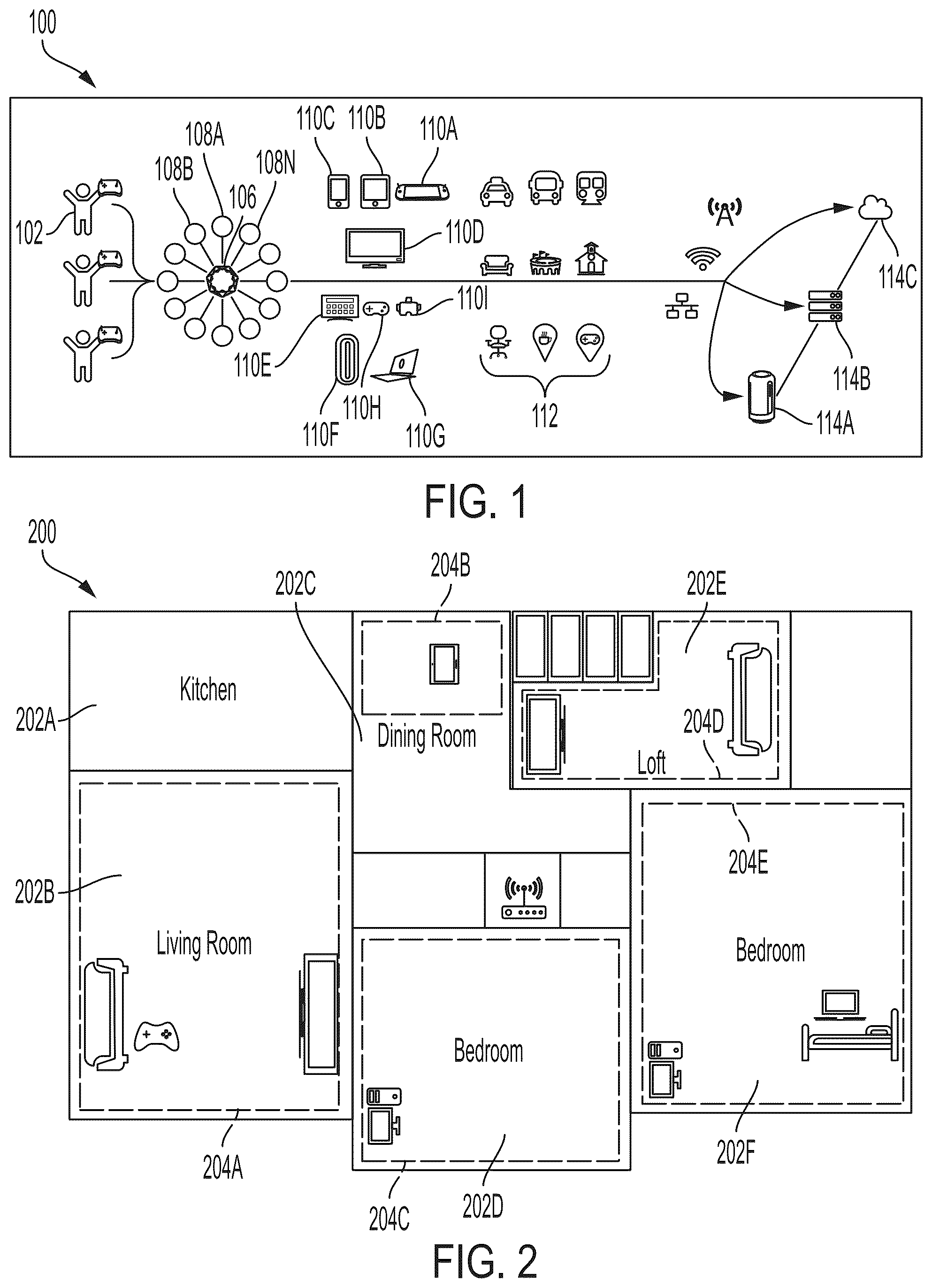 Patent US12303773 Figure 1 – Light source calibration for gaming controller in dynamic gaming environment