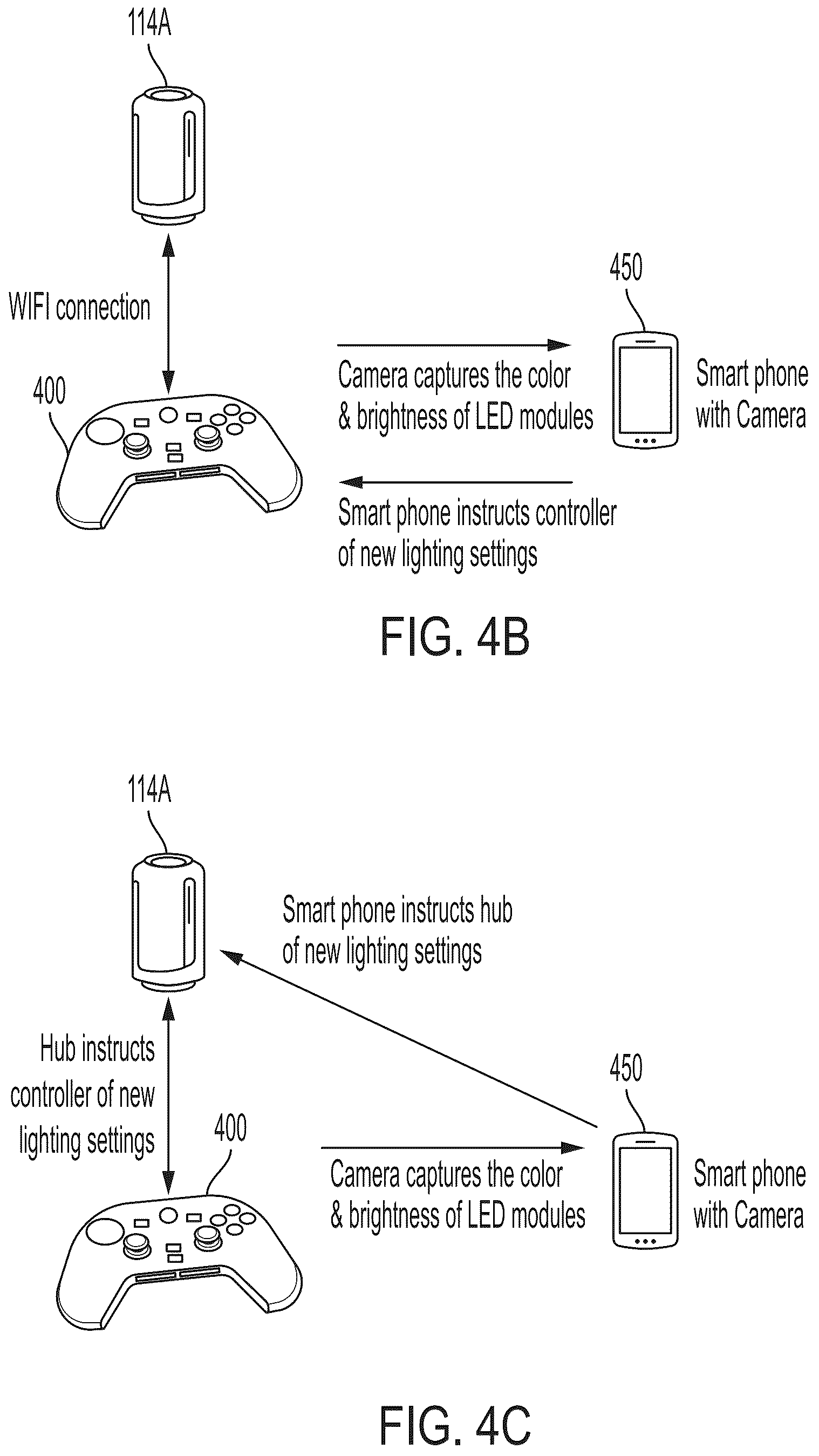 Patent US12303773 Figure 5 – Light source calibration for gaming controller in dynamic gaming environment