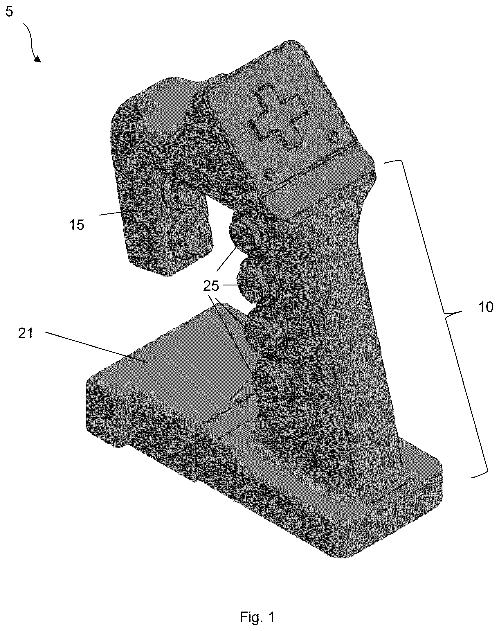 Patent US12303776 — Modular controller system for single handed use — Figure 1