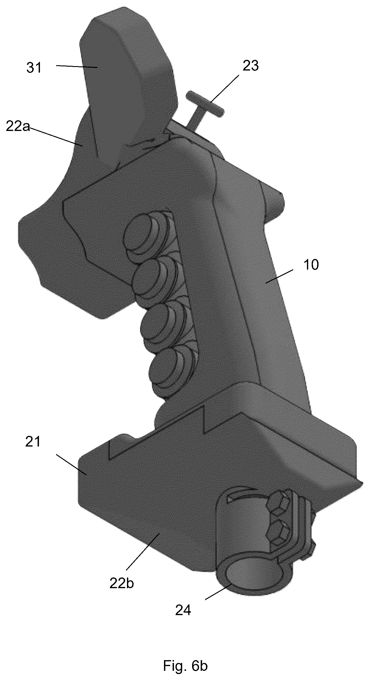 Patent US12303776 Figure 9 – Modular controller system for single handed use