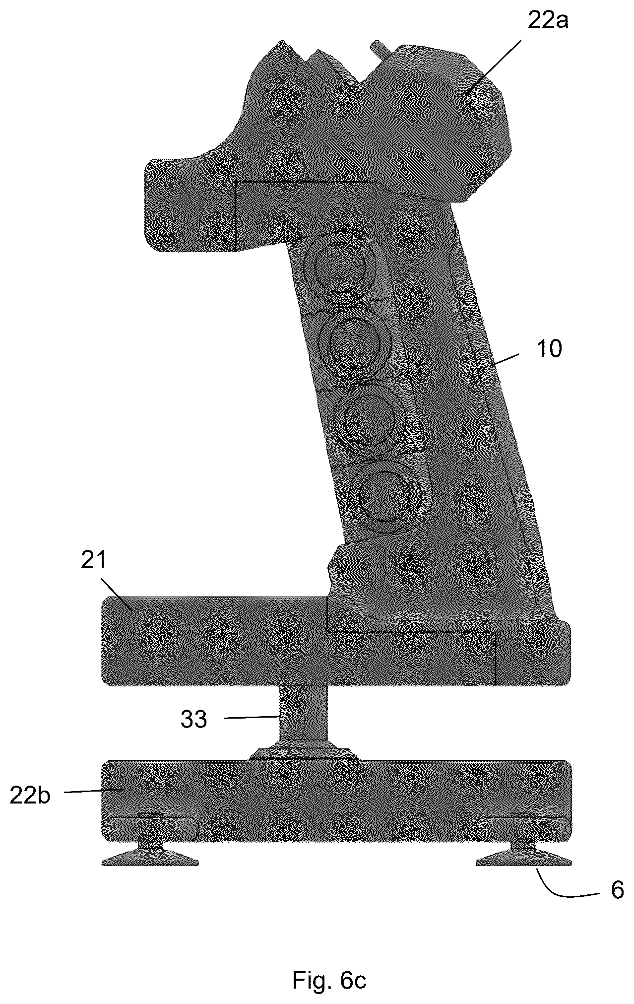 Patent US12303776 Figure 10 – Modular controller system for single handed use