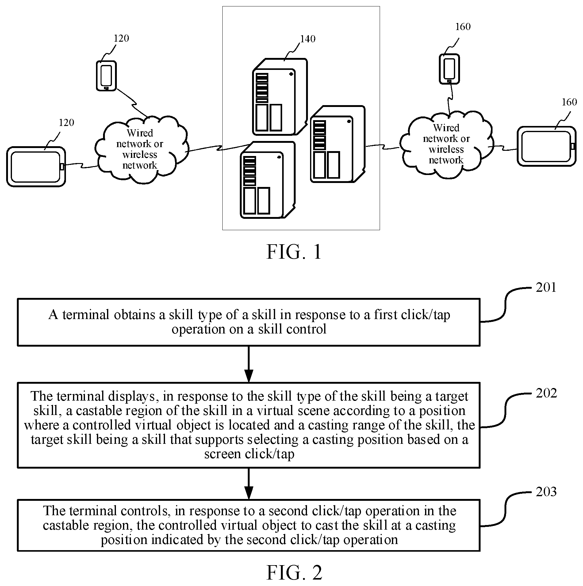 Patent US12303781 Figure 1 – Virtual object control method and apparatus, terminal, and storage medium