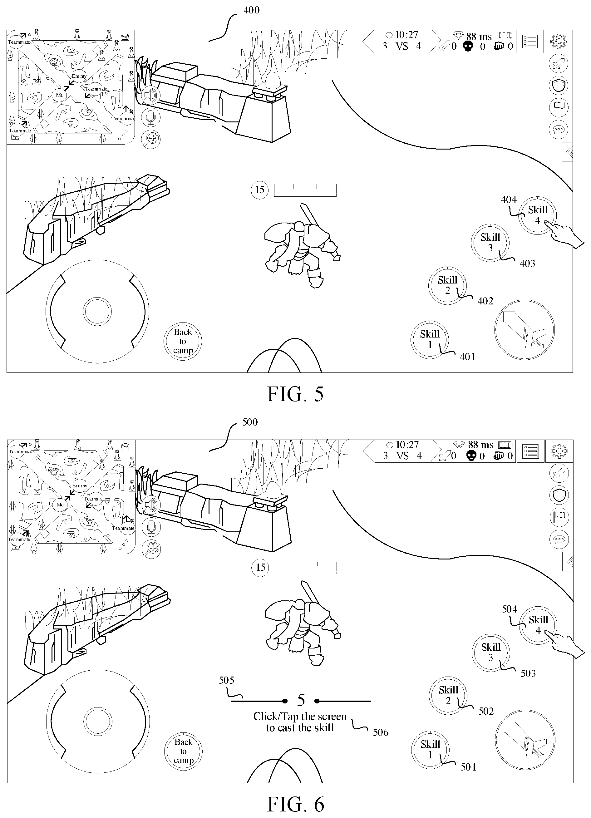 Patent US12303781 Figure 4 – Virtual object control method and apparatus, terminal, and storage medium