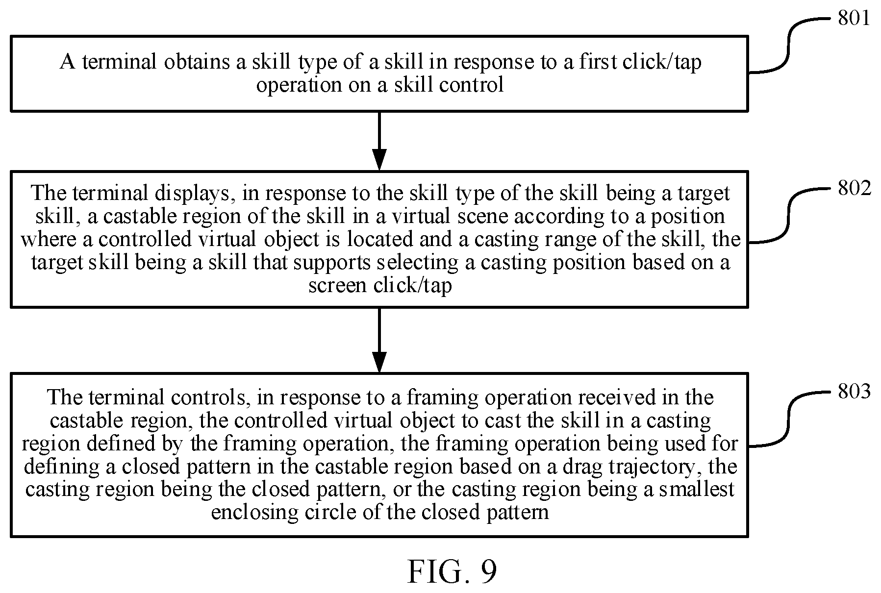 Patent US12303781 Figure 6 – Virtual object control method and apparatus, terminal, and storage medium