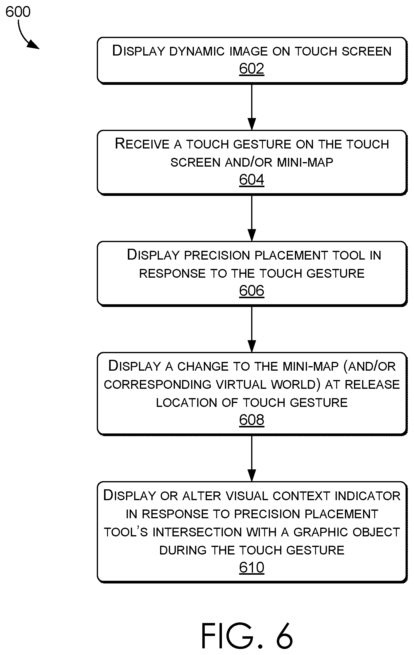 Patent US12303782 Figure 8 – System and method for precise positioning with touchscreen gestures