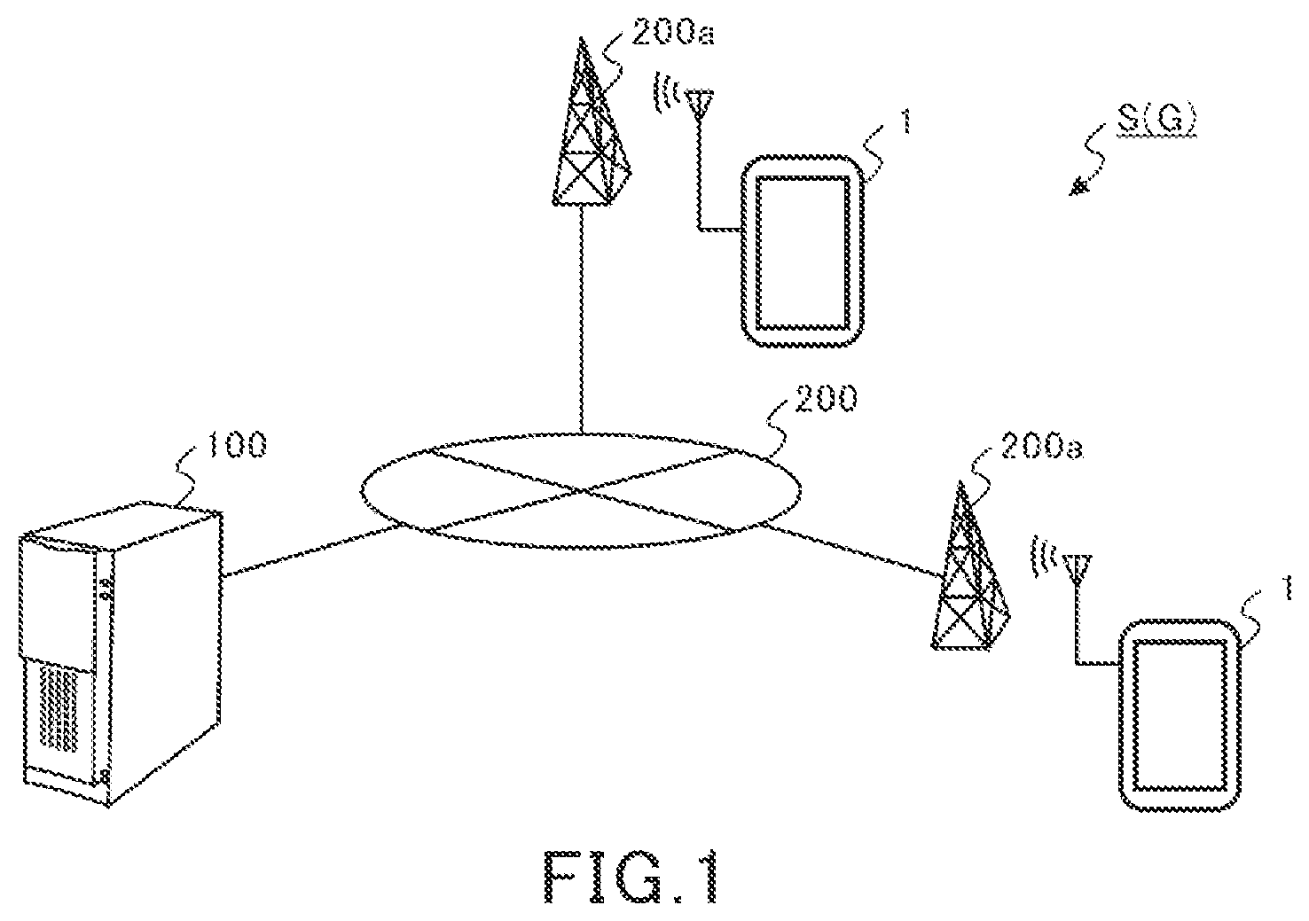 Patent US12303785 — Non-transitory computer readable medium, information processing method, game device, and information processing system for party creation — Figure 1