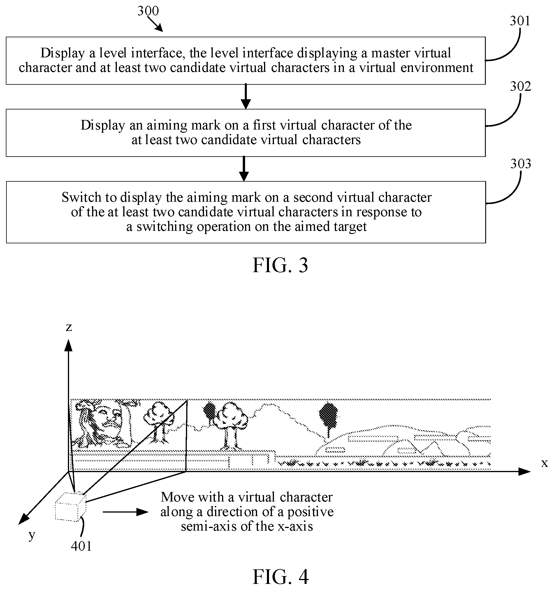Patent US12303786 Figure 3 – Method and apparatus for displaying aiming mark