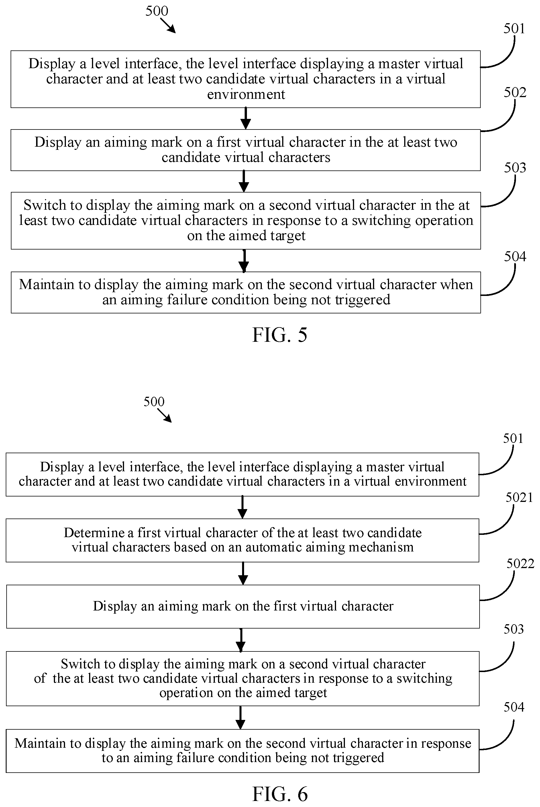 Patent US12303786 Figure 4 – Method and apparatus for displaying aiming mark