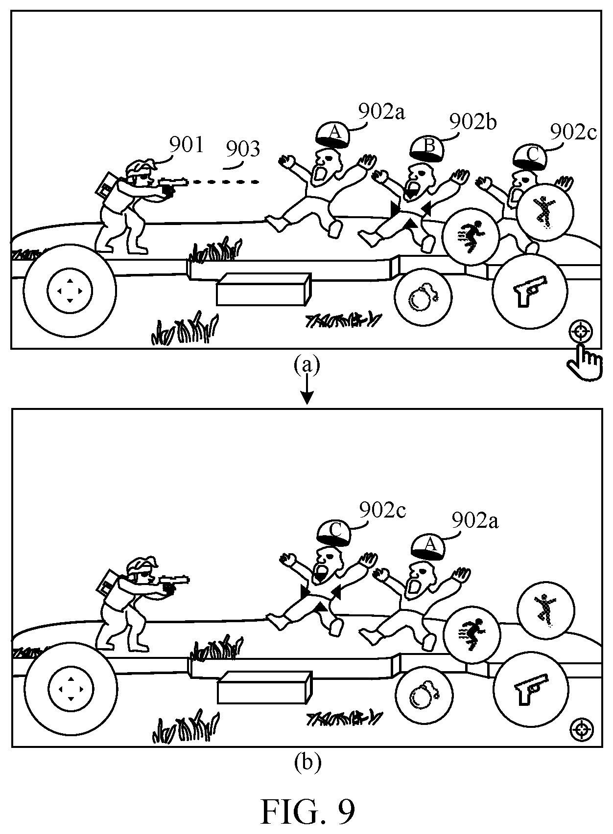 Patent US12303786 Figure 6 – Method and apparatus for displaying aiming mark
