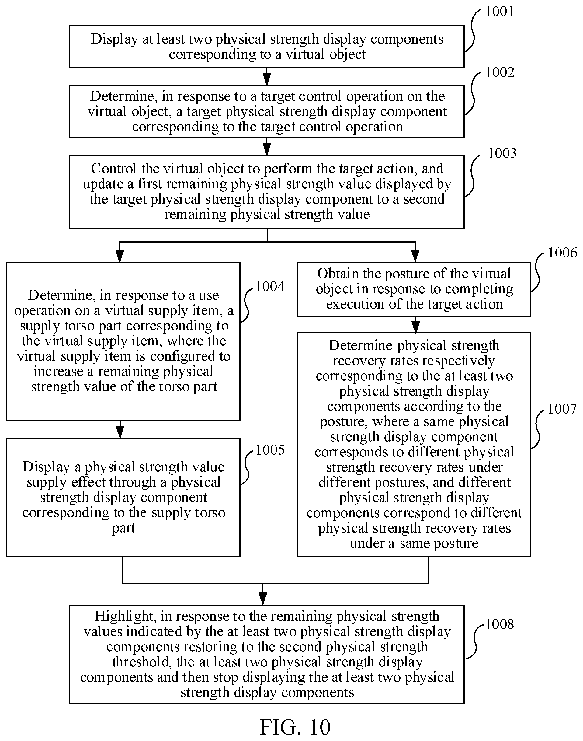 Patent US12303787 Figure 7 – Controlling a virtual object based on strength values