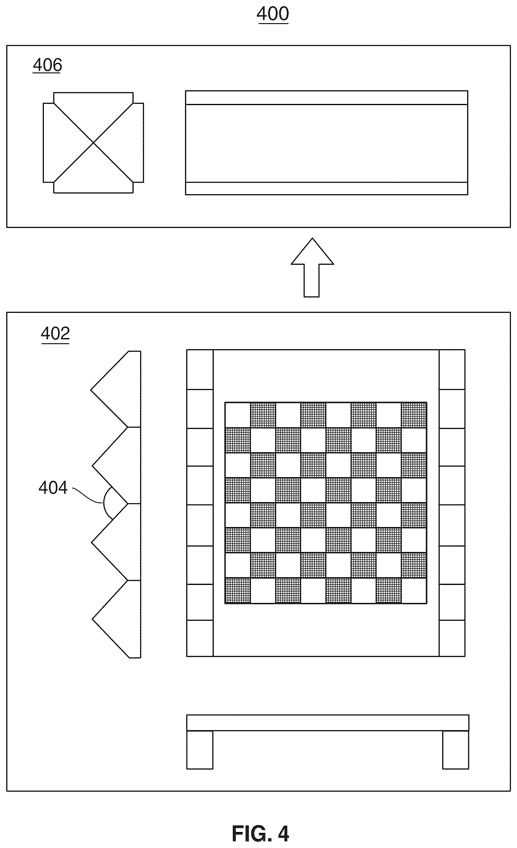 Patent US12303796 Figure 4 – Portable game board