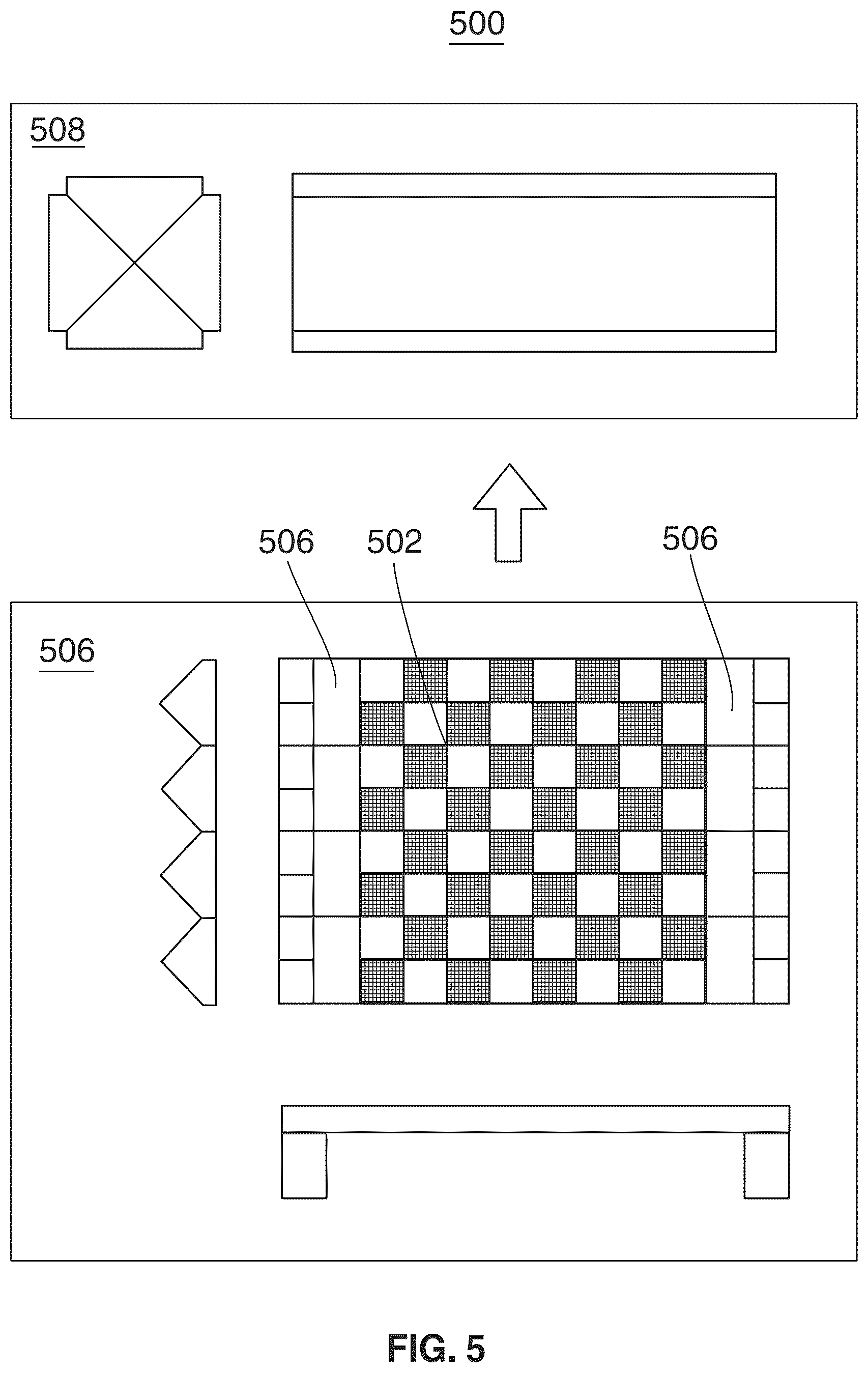 Patent US12303796 Figure 5 – Portable game board