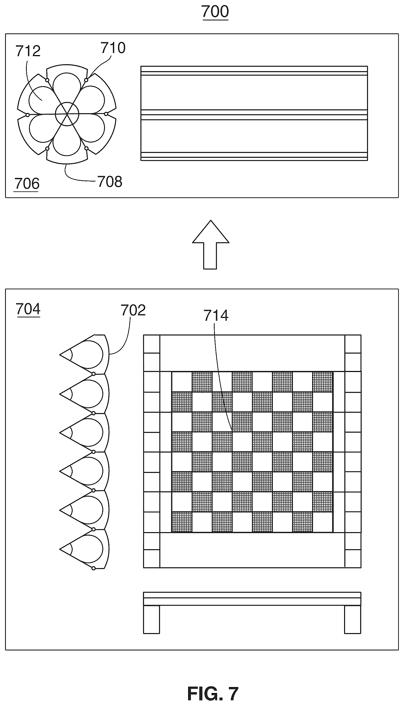 Patent US12303796 Figure 7 – Portable game board