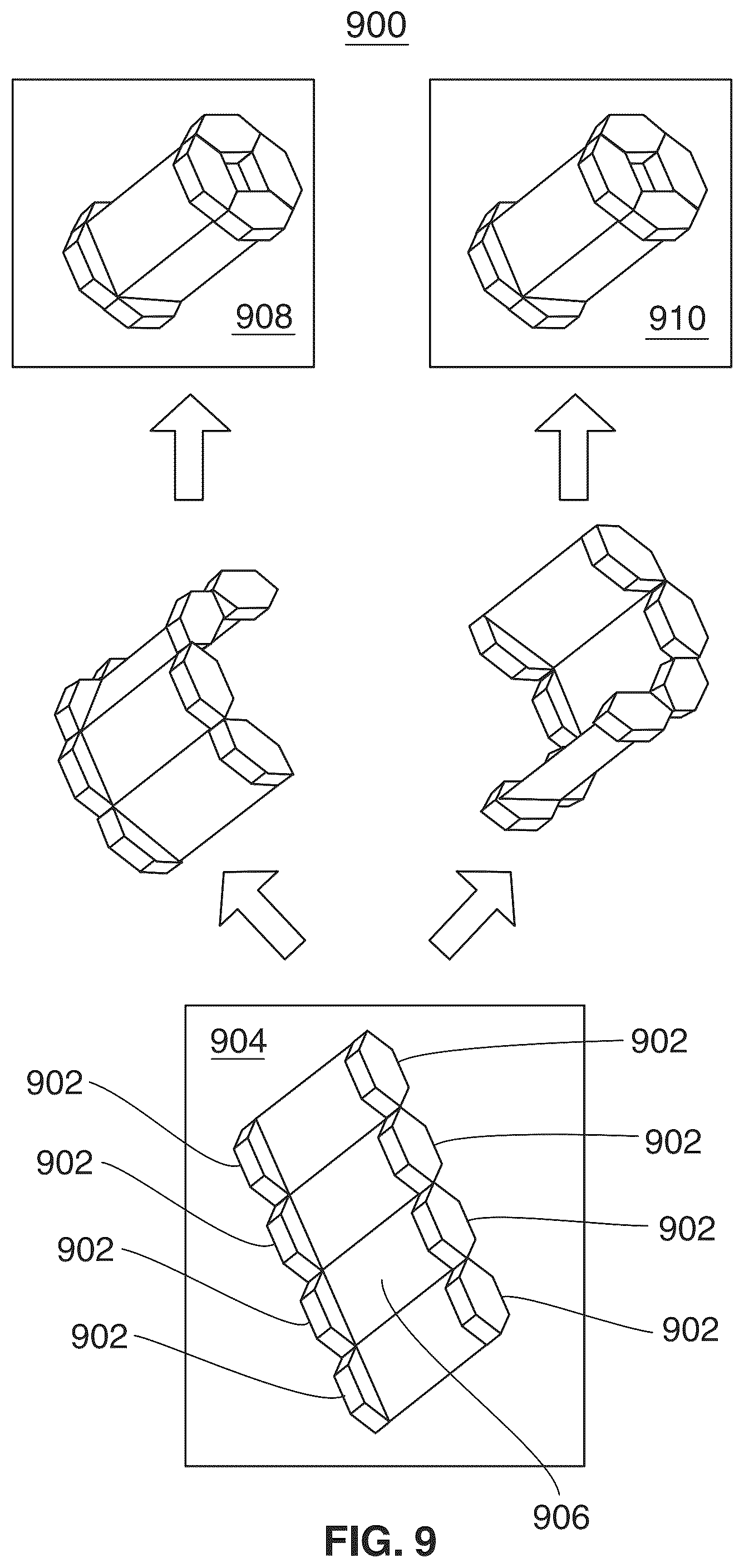 Patent US12303796 Figure 9 – Portable game board