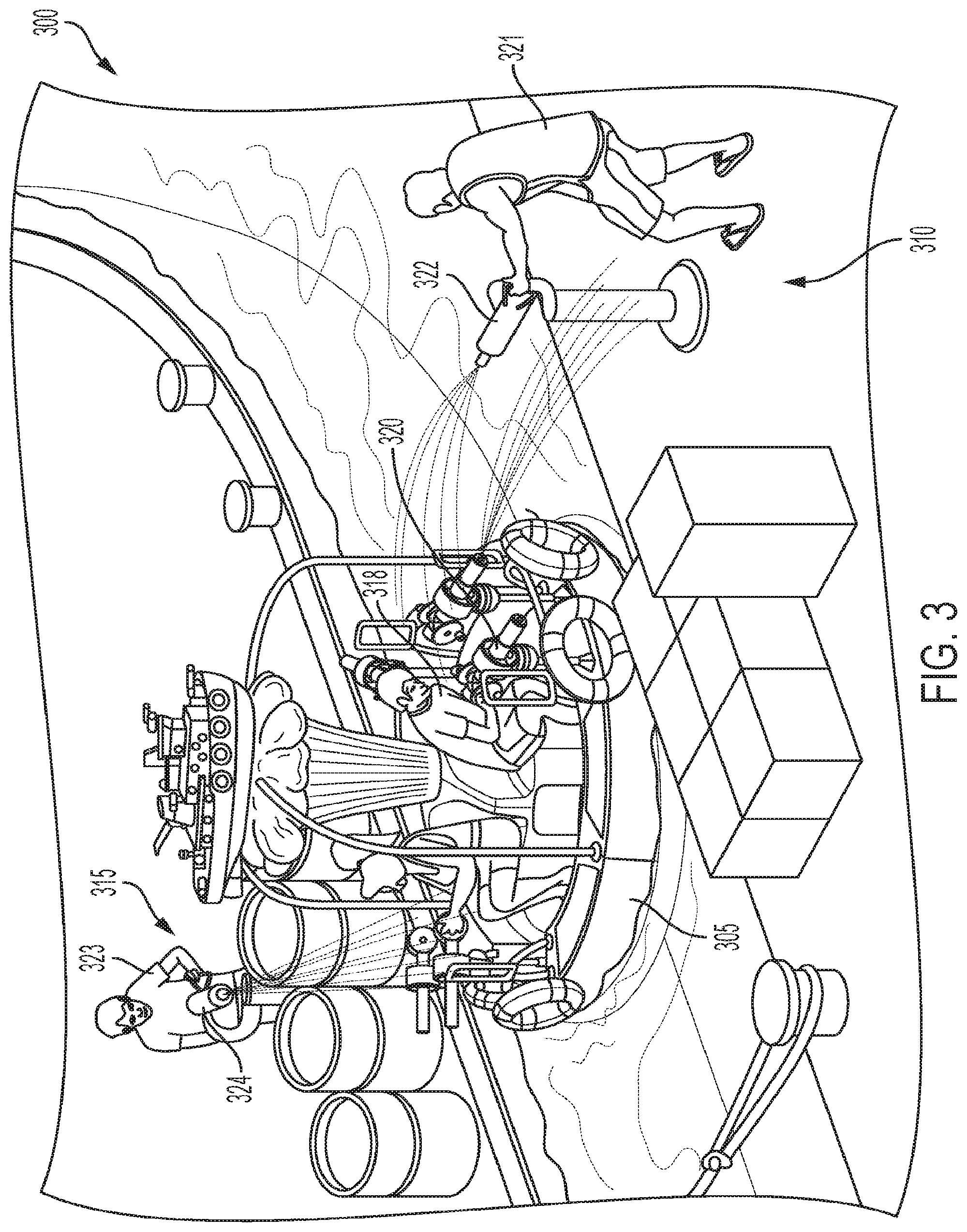 Patent US12303798 Figure 3 – Interactive raft ride