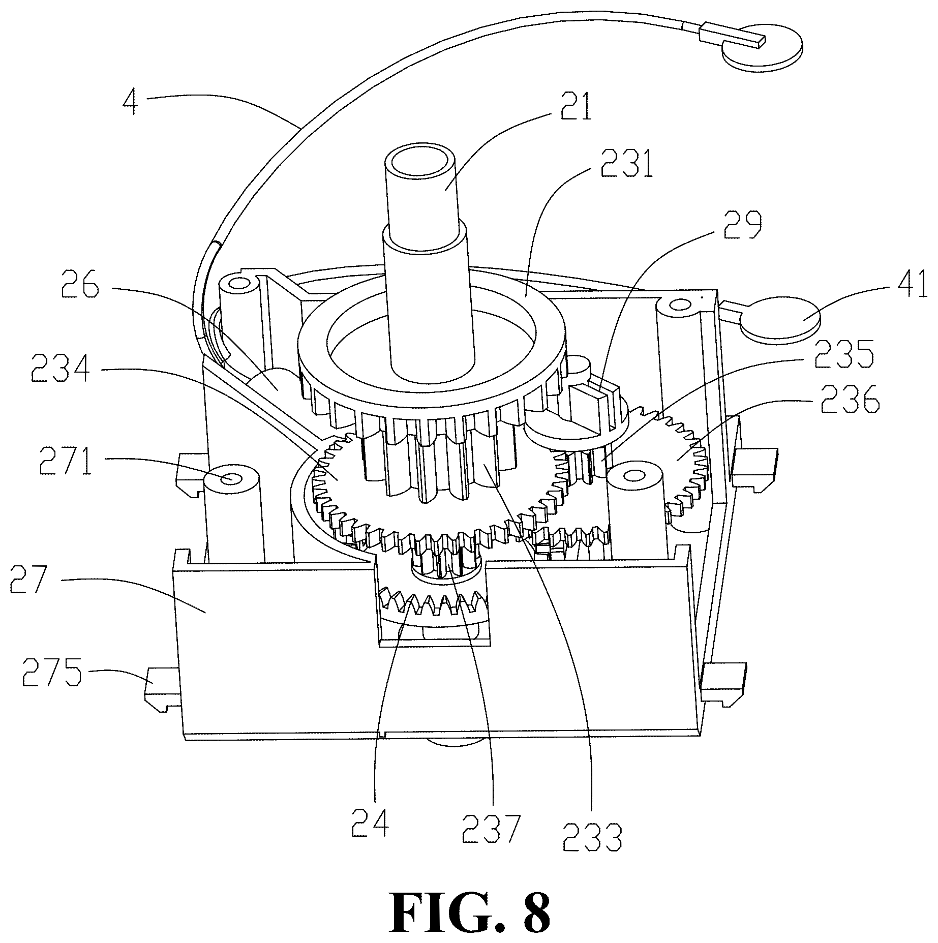 Patent US12303799 Figure 7 – Assembled robot toy