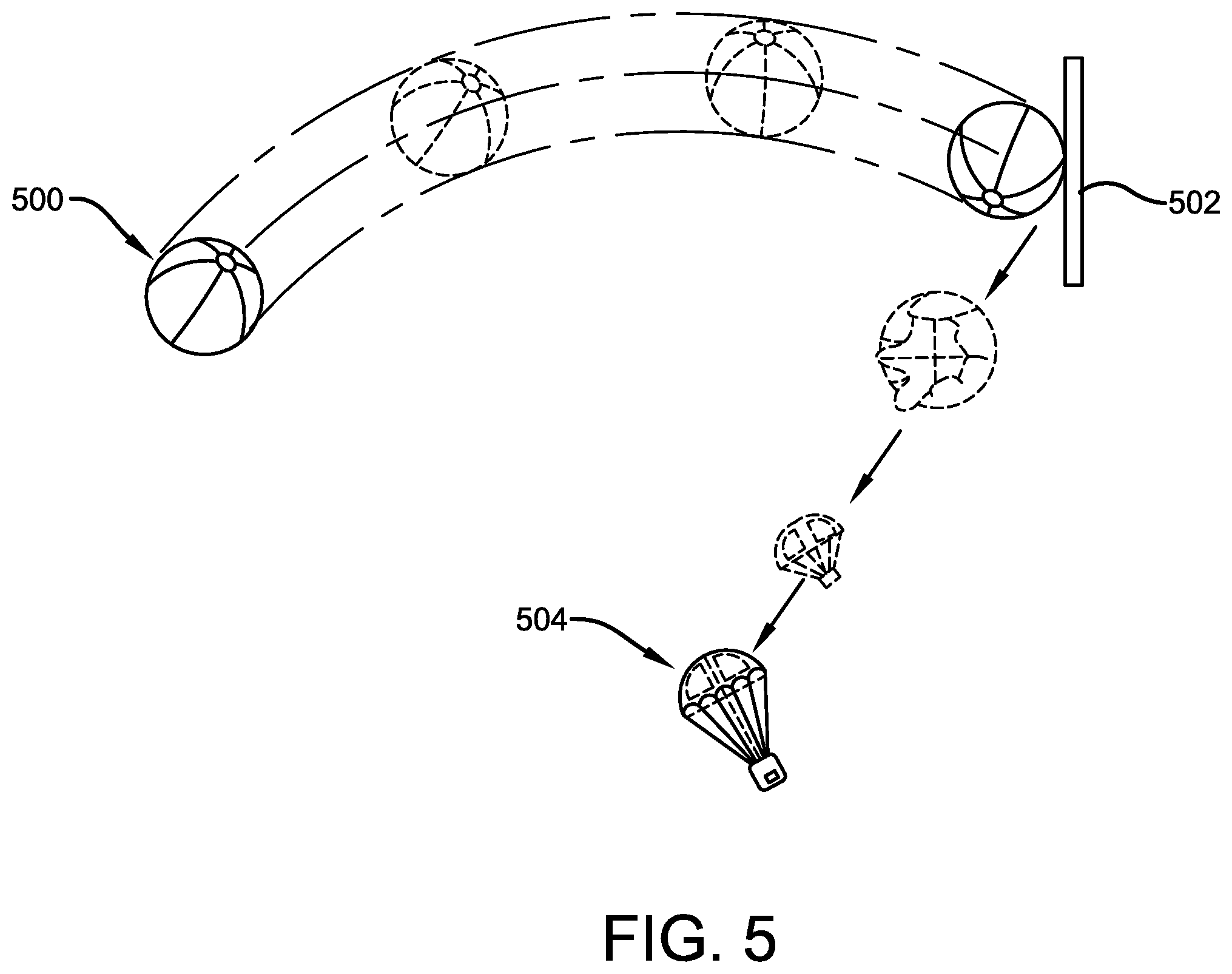 Patent US12303801 Figure 5 – Transformable spherical ball toy