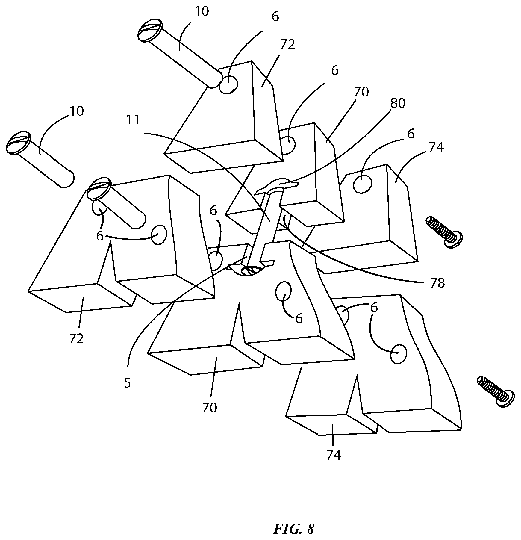 Patent US12303802 Figure 8 – Multilayered model assemblies