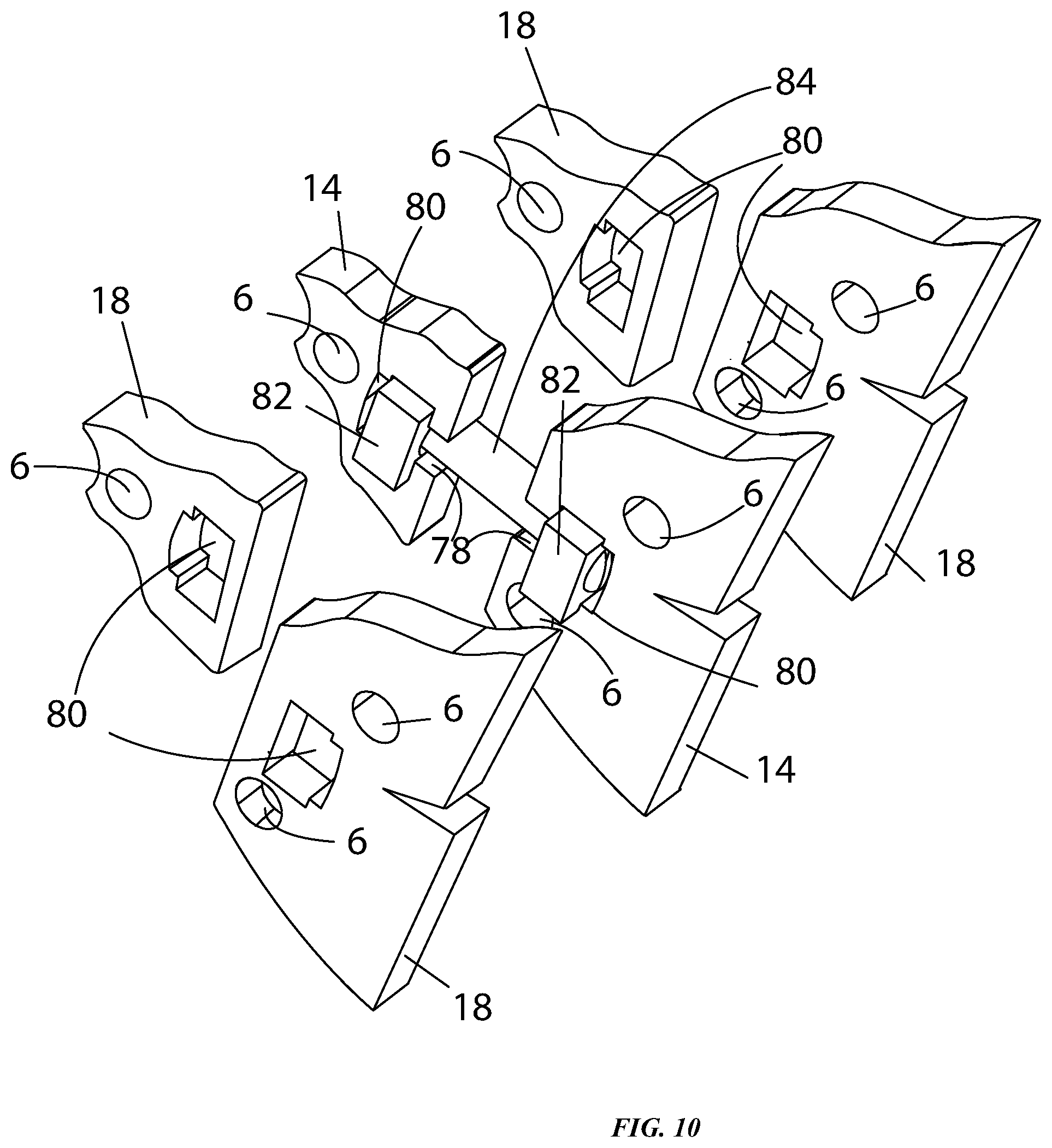 Patent US12303802 Figure 10 – Multilayered model assemblies