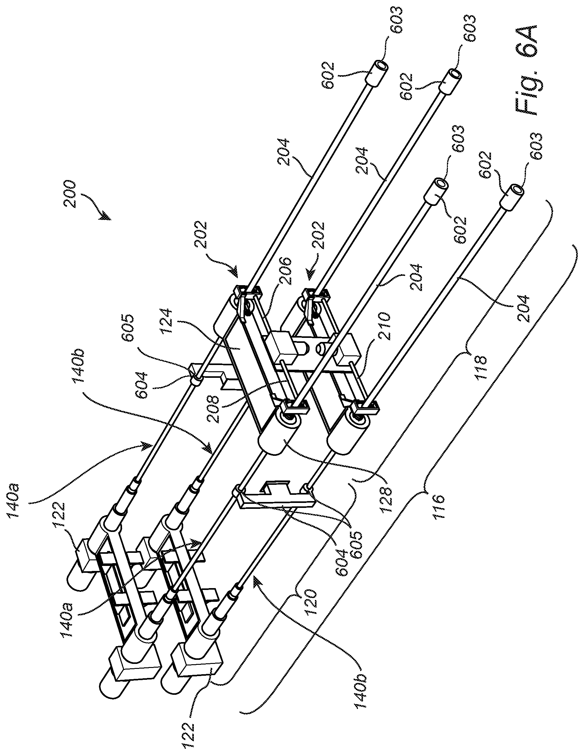 Patent US12303808 Figure 6 – Filter press and a filter plate compression and transport retrofitting kit for a filter press