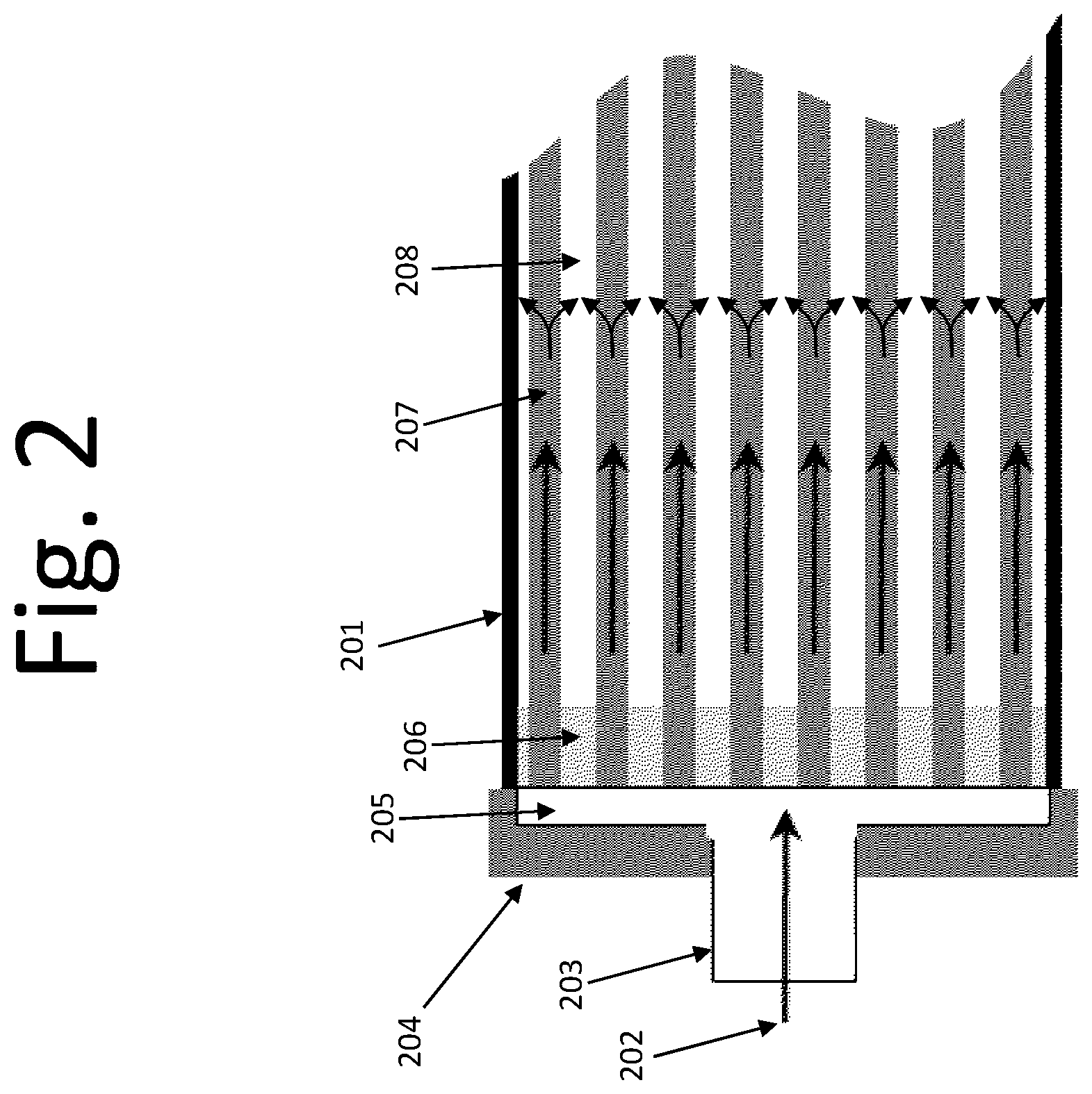 Patent US12303810 Figure 2 – Single pass cross flow filtration module and method