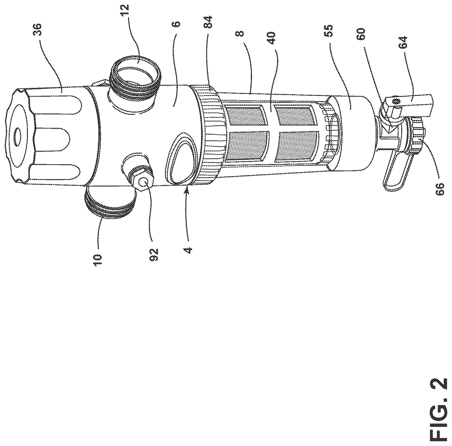 Patent US12303811 Figure 2 – Water sediment filter assembly