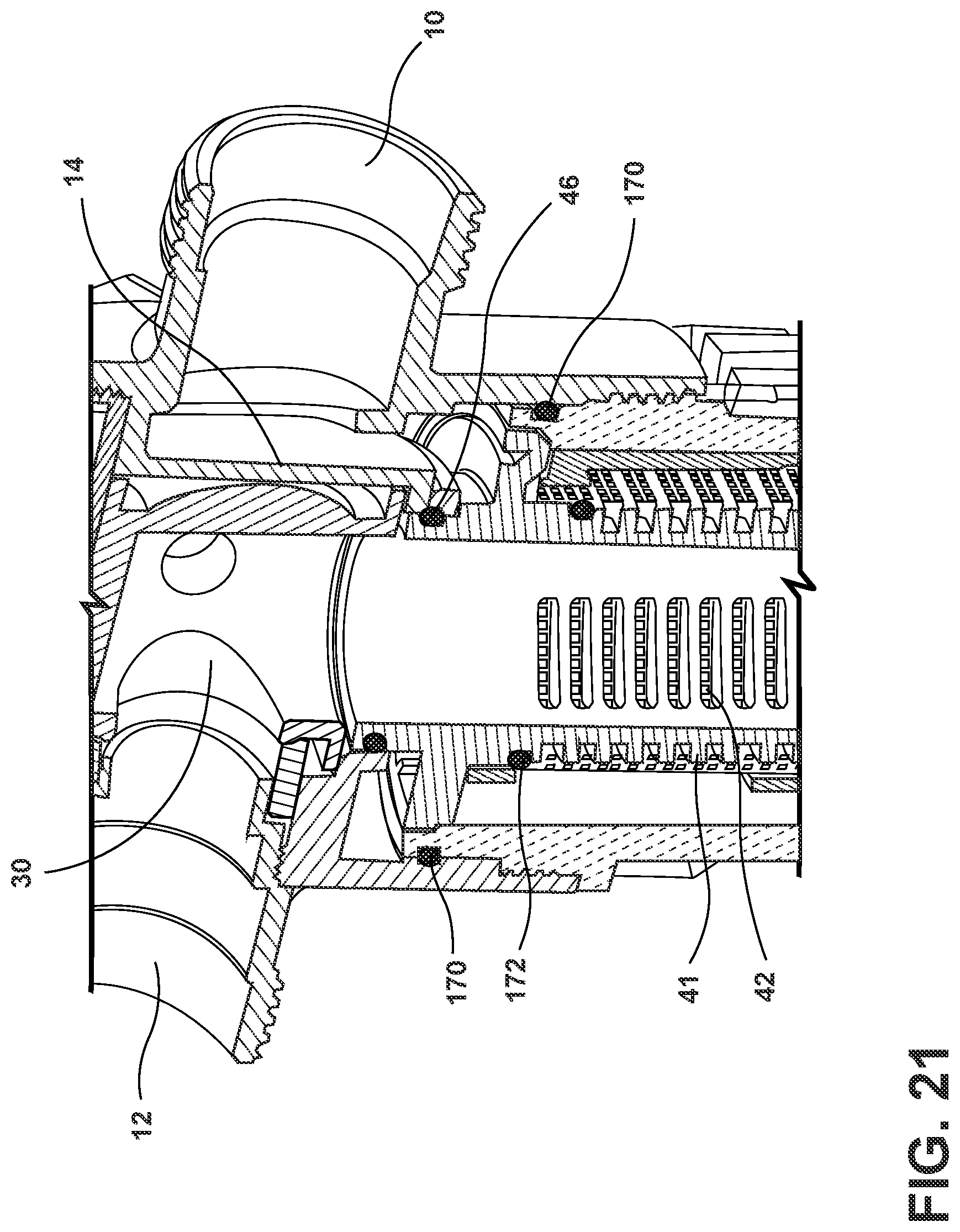 Patent US12303811 Figure 18 – Water sediment filter assembly