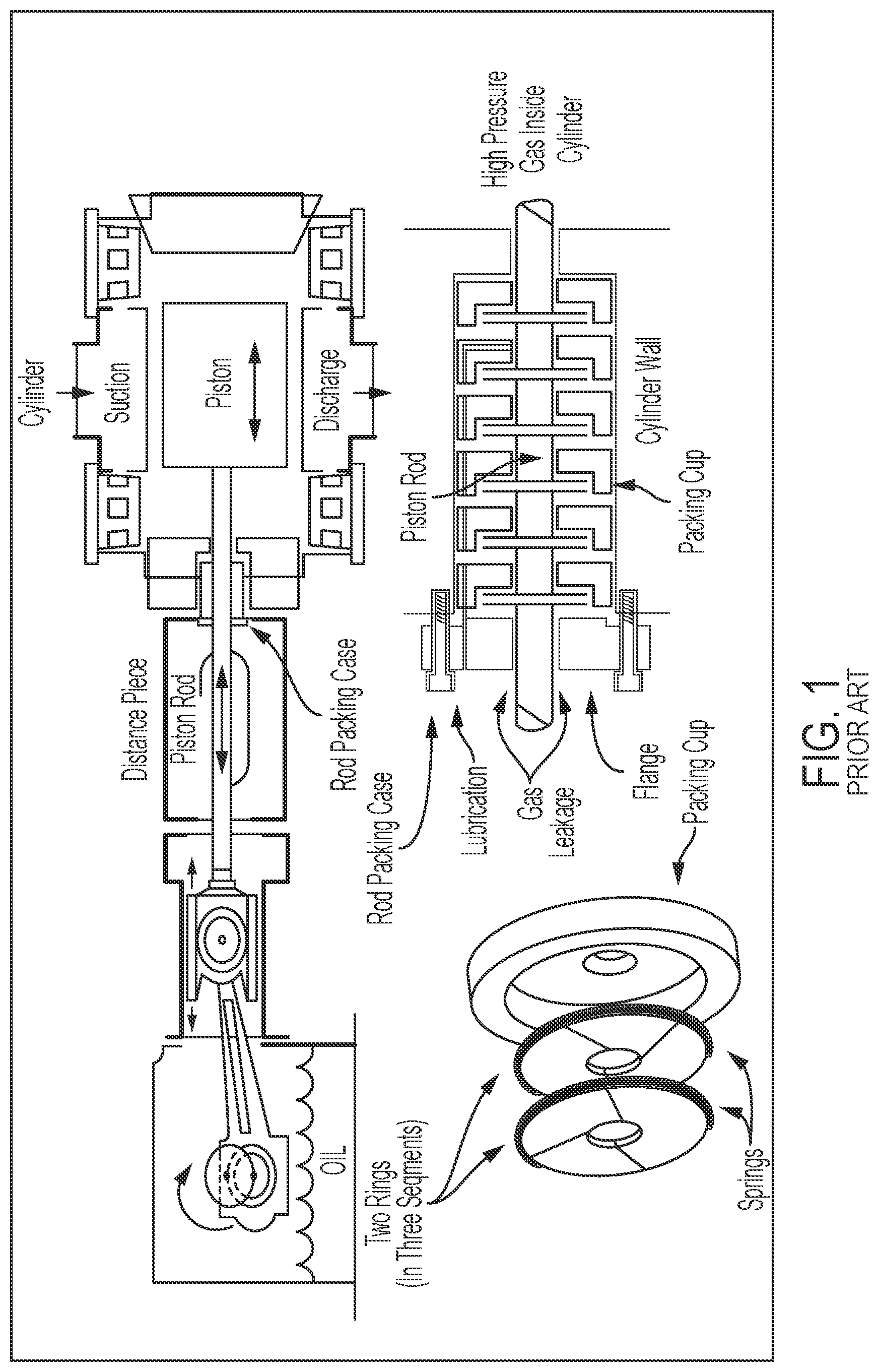 Patent US12303815 Figure 1 – System and process for recovering fugitive gas emissions