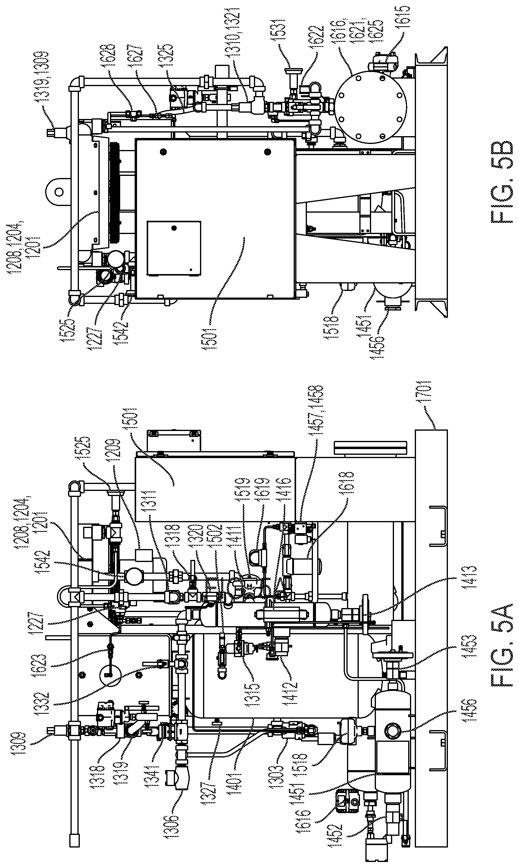 Patent US12303815 Figure 5 – System and process for recovering fugitive gas emissions