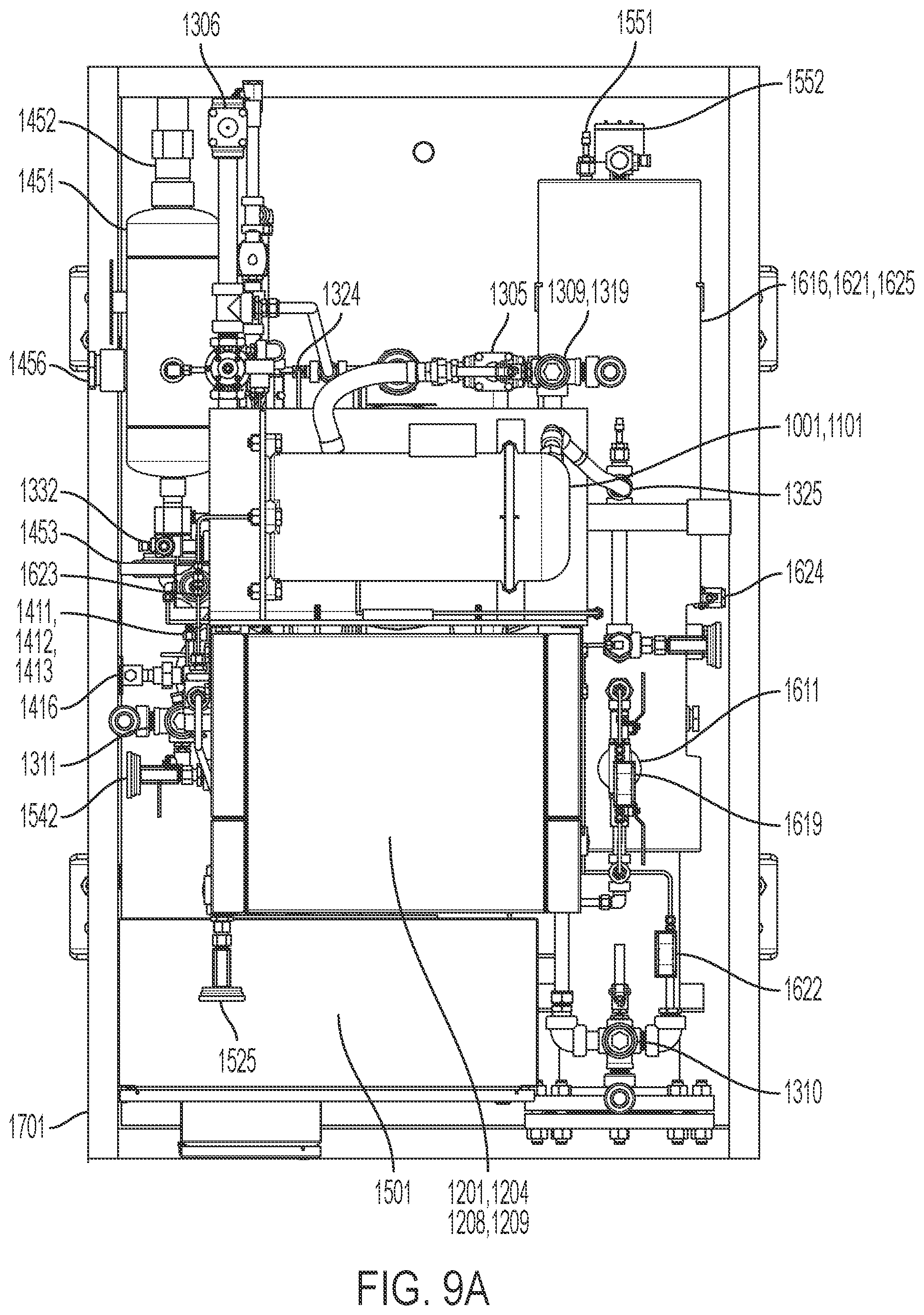 Patent US12303815 Figure 10 – System and process for recovering fugitive gas emissions