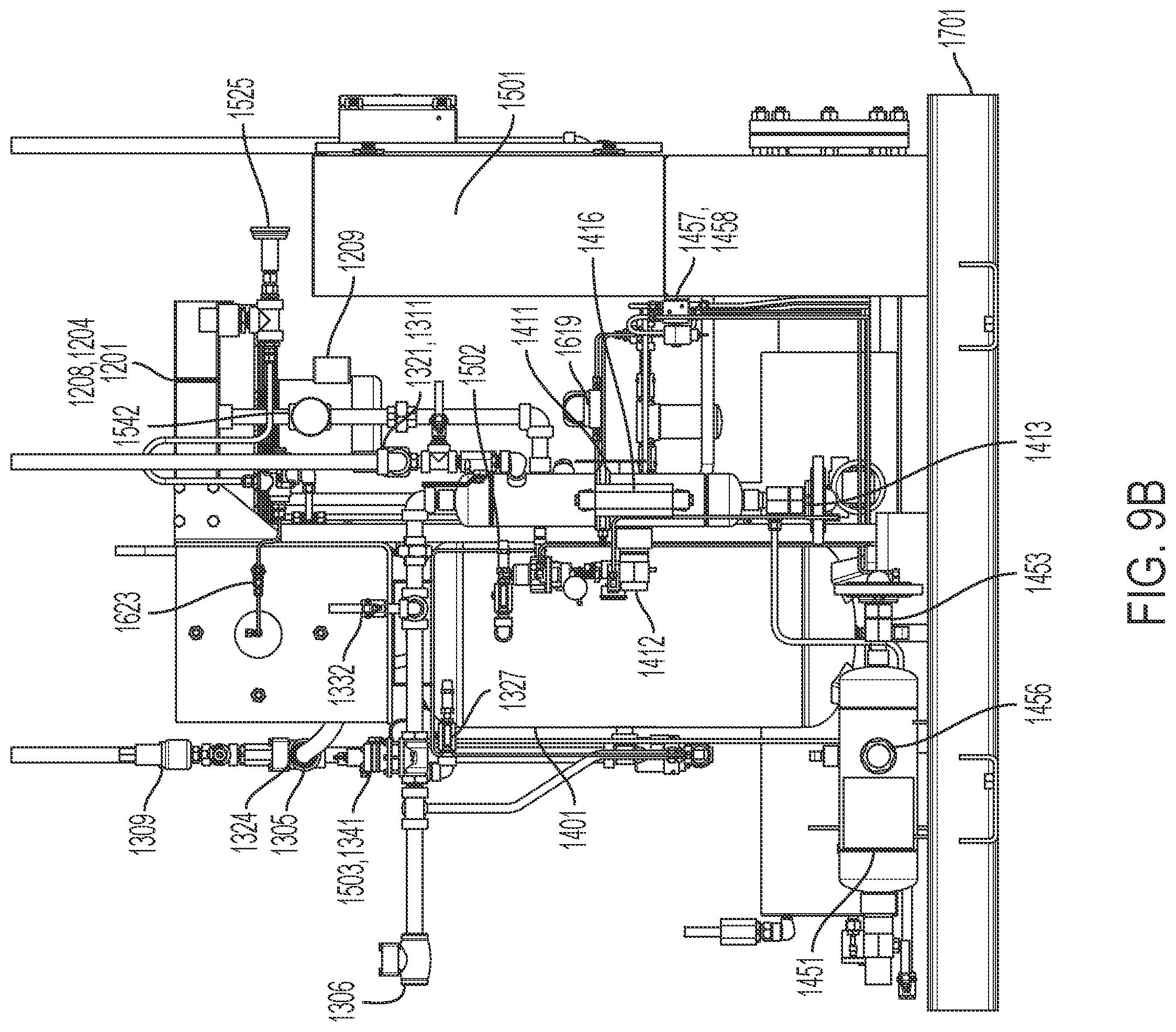 Patent US12303815 Figure 11 – System and process for recovering fugitive gas emissions