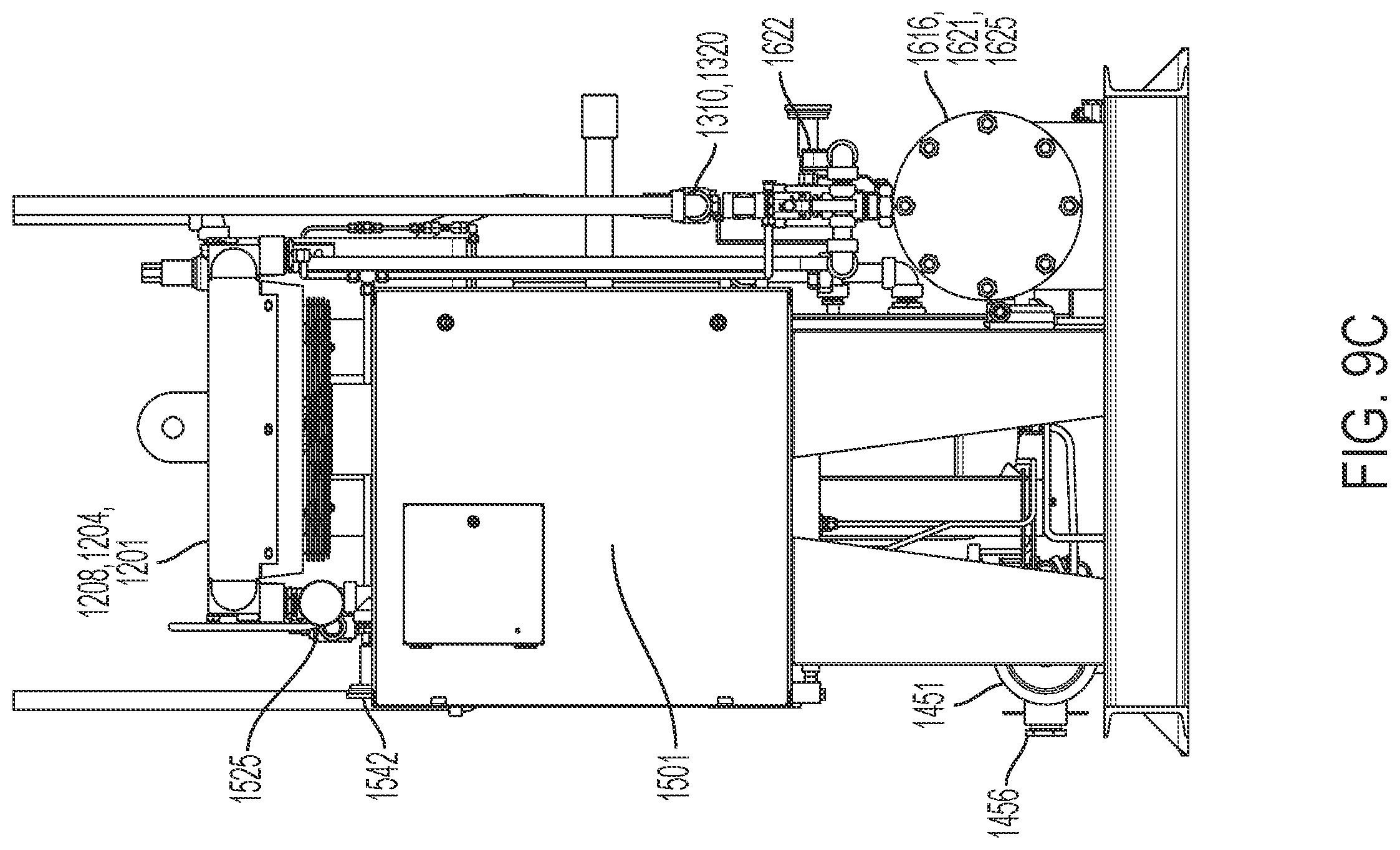 Patent US12303815 Figure 12 – System and process for recovering fugitive gas emissions