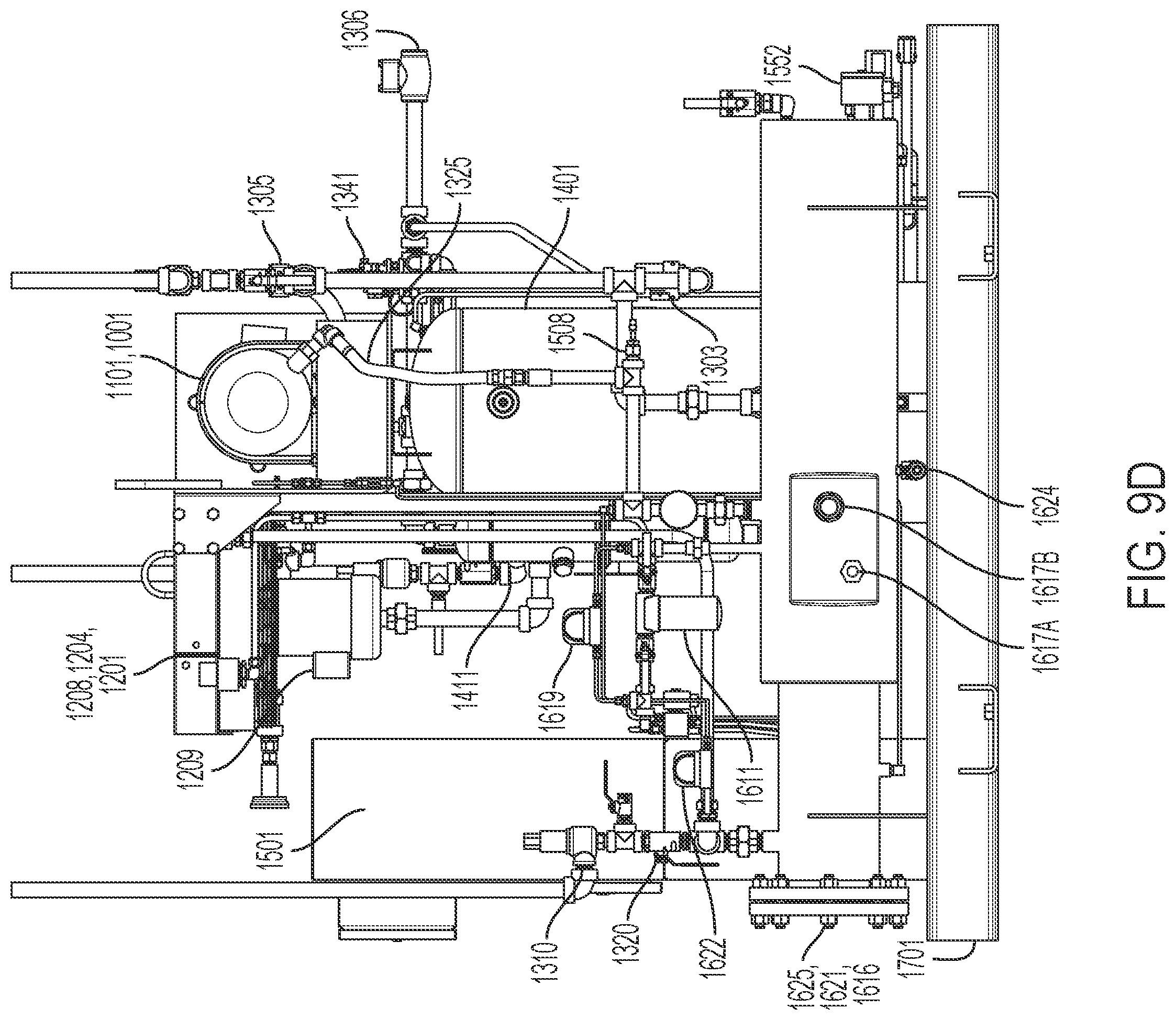 Patent US12303815 Figure 13 – System and process for recovering fugitive gas emissions