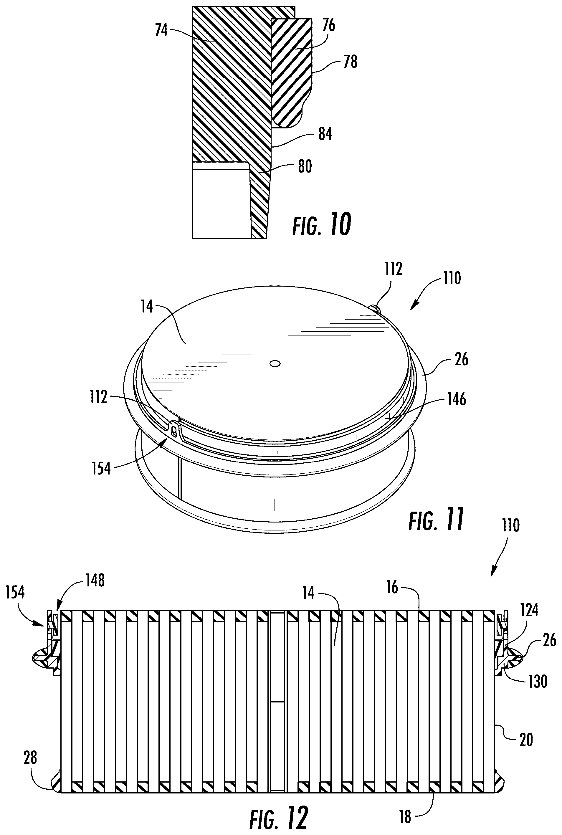Patent US12303817 Figure 4 – Air filter with improved handle