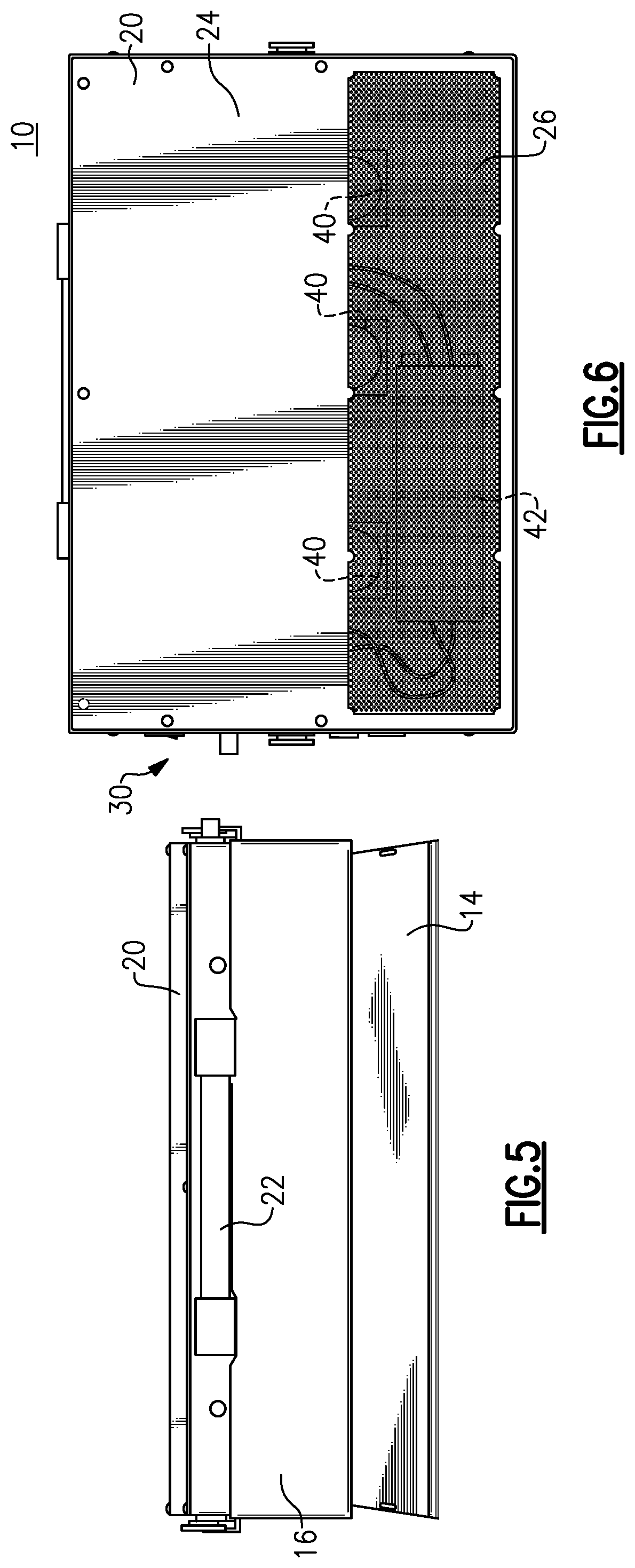 Patent US12303818 Figure 3 – Benchtop dust collector