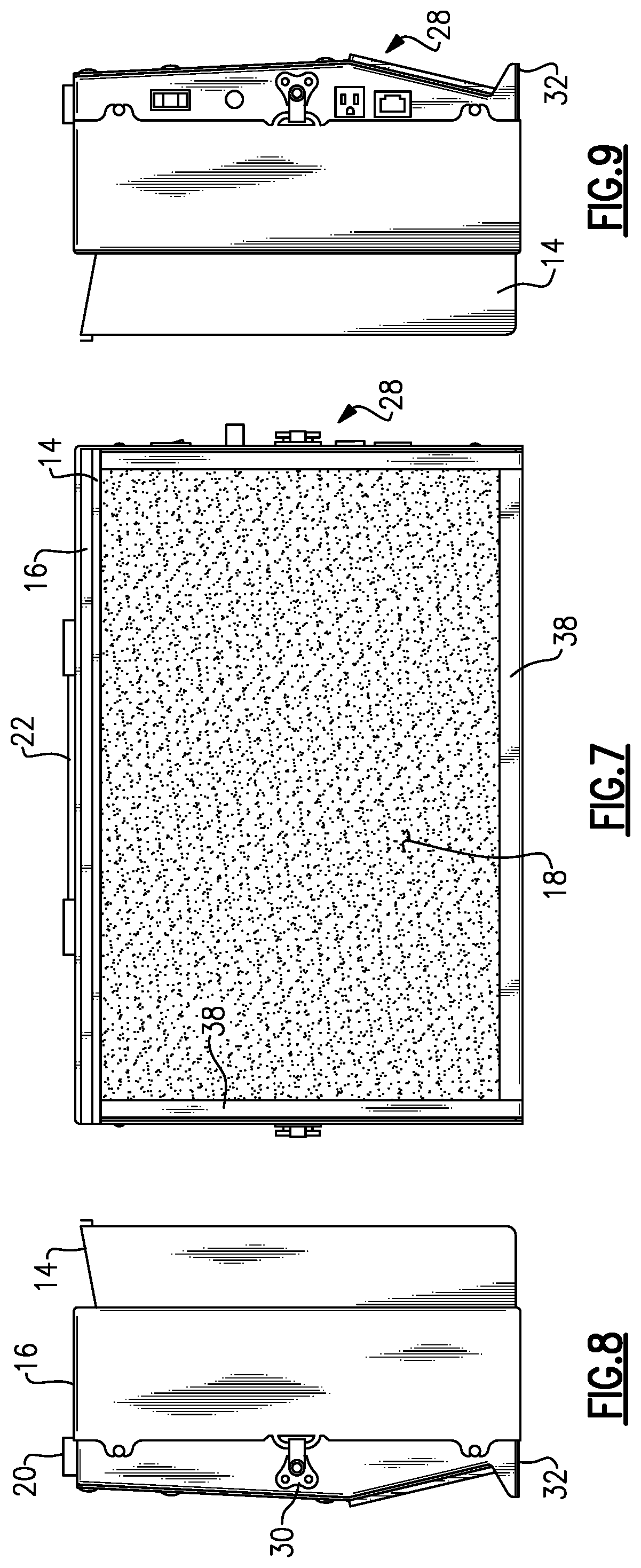 Patent US12303818 Figure 4 – Benchtop dust collector
