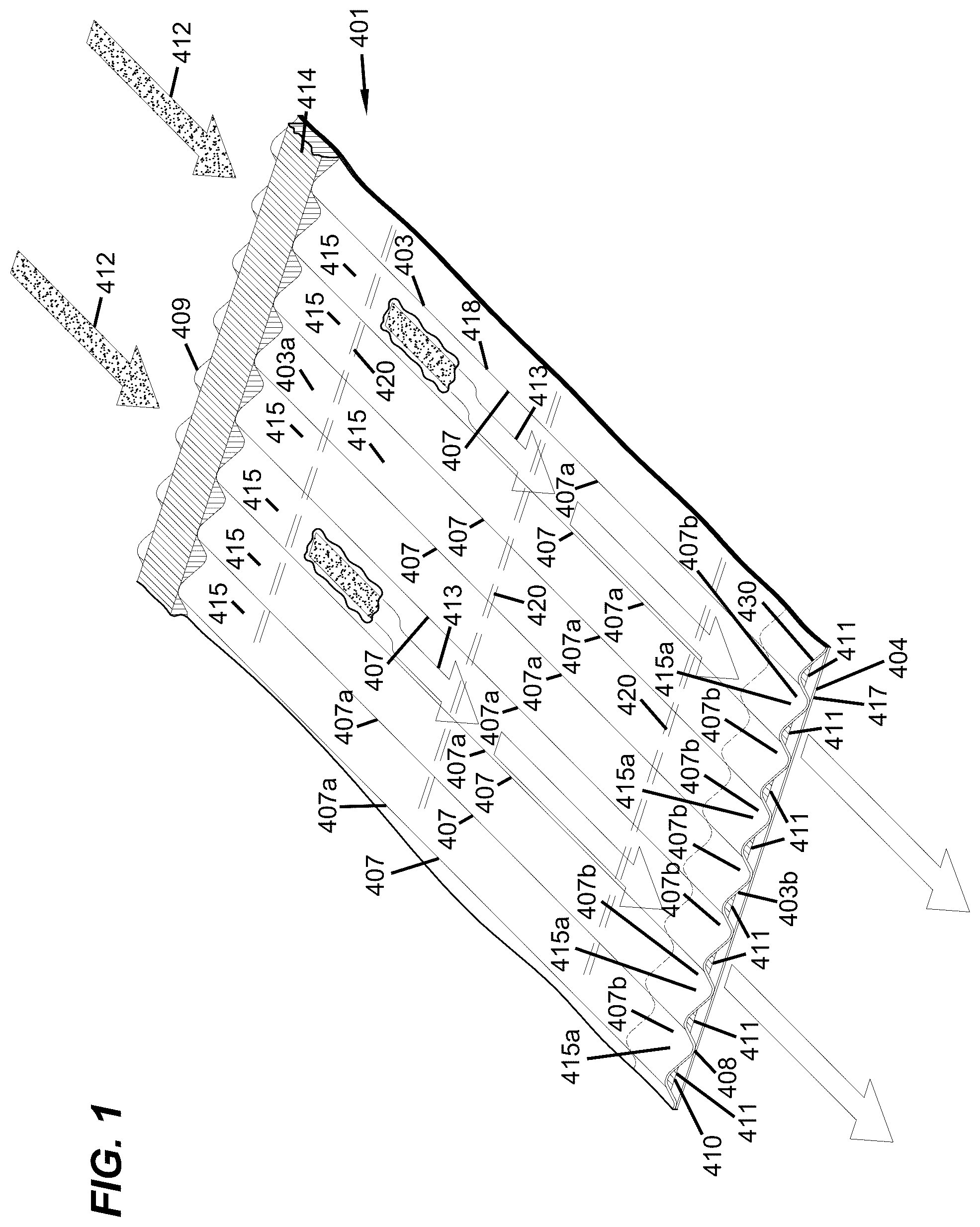 Patent US12303819 Figure 1 – Filter element for filtering a fluid