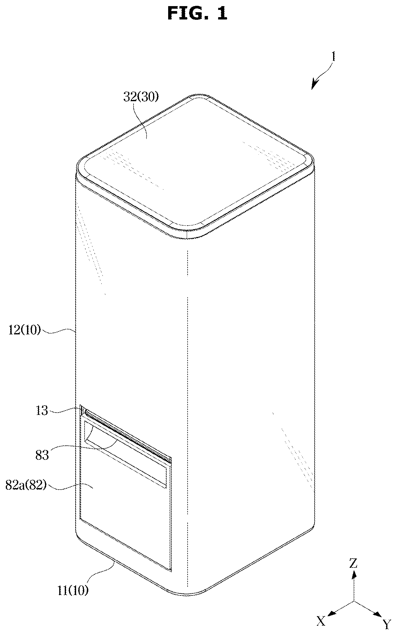 Patent US12303827 Figure 1 – Food waste disposer