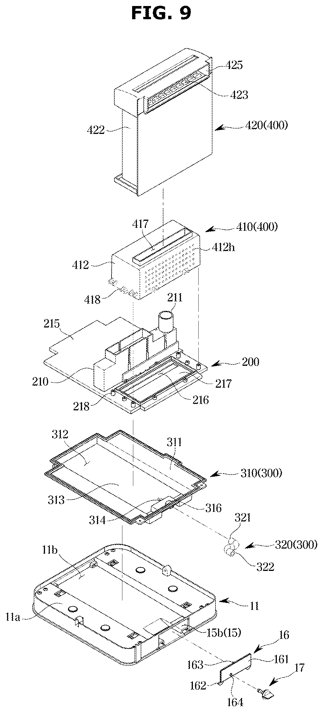 Patent US12303827 Figure 9 – Food waste disposer