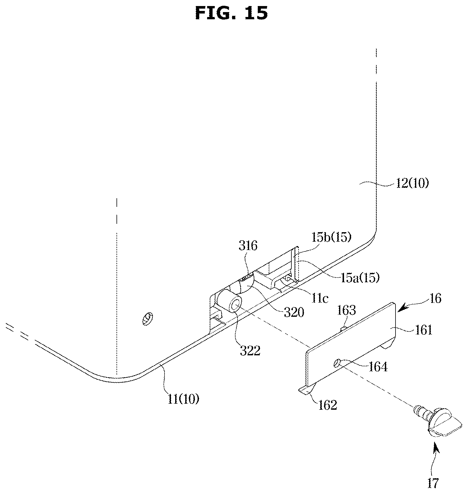 Patent US12303827 Figure 15 – Food waste disposer