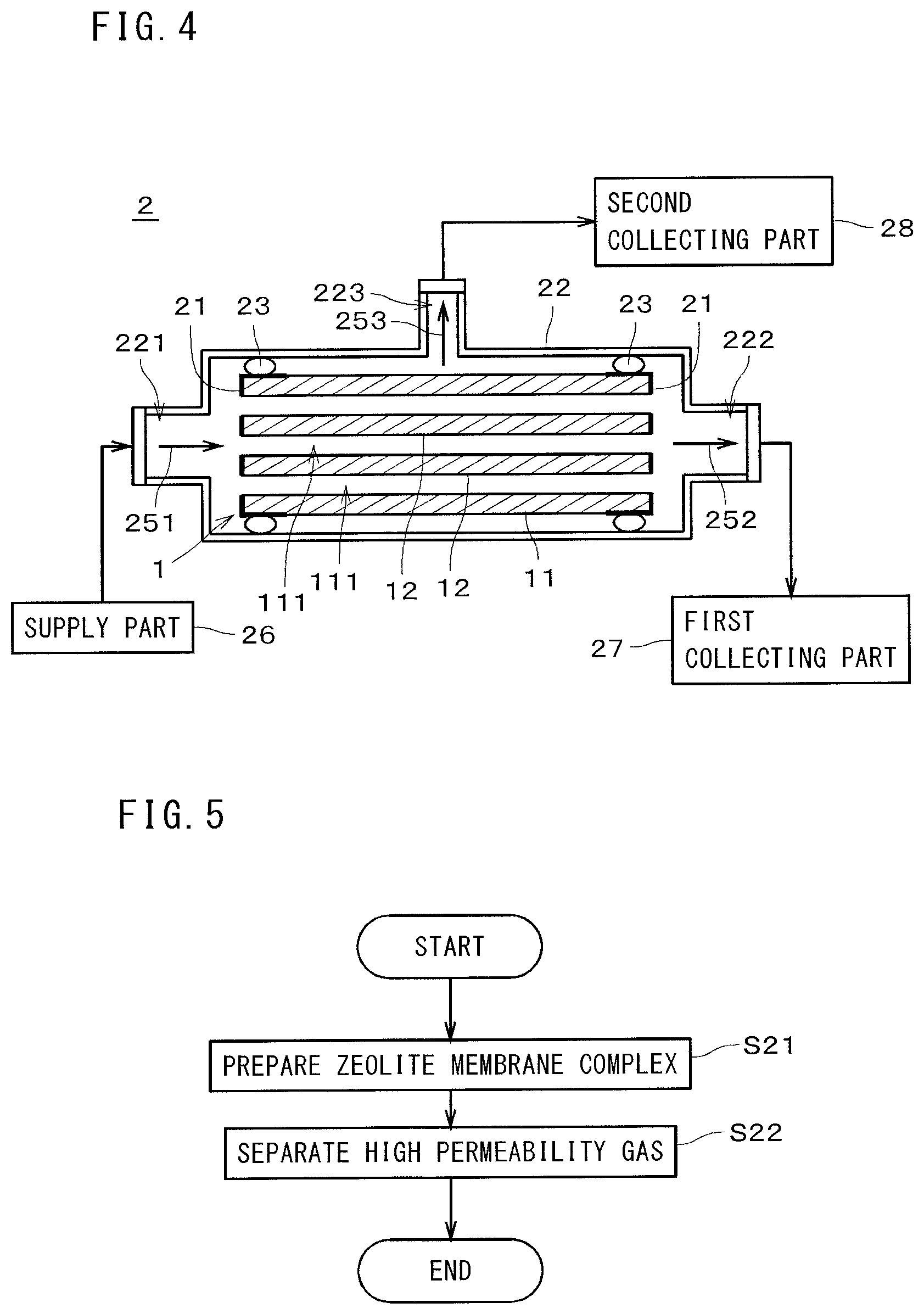 Patent US12303842 Figure 3 – Zeolite membrane complex, separation apparatus, separation method and method of producing zeolite membrane complex