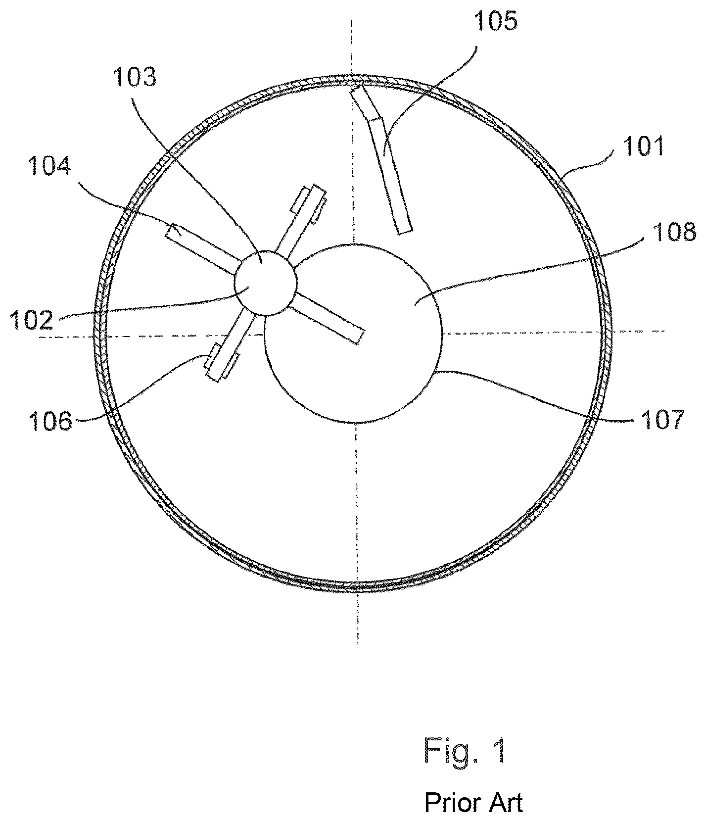 Patent US12303848 Figure 1 – Mixer having a closing cover