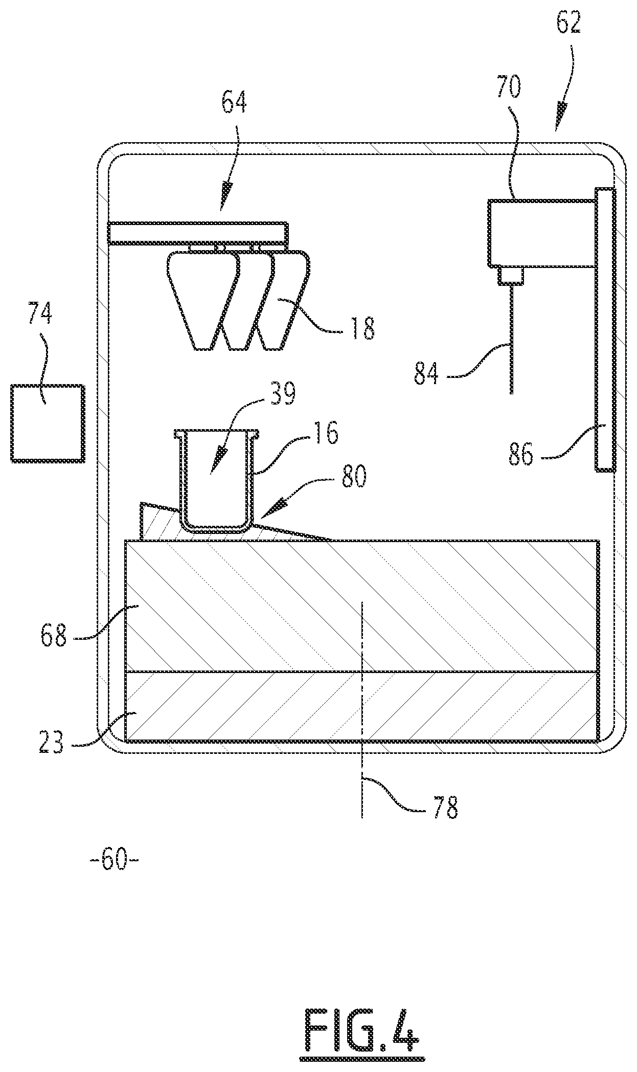 Patent US12303850 Figure 4 – Miniaturised device for automated manufacture of pharmaceutical compositions, and associated method