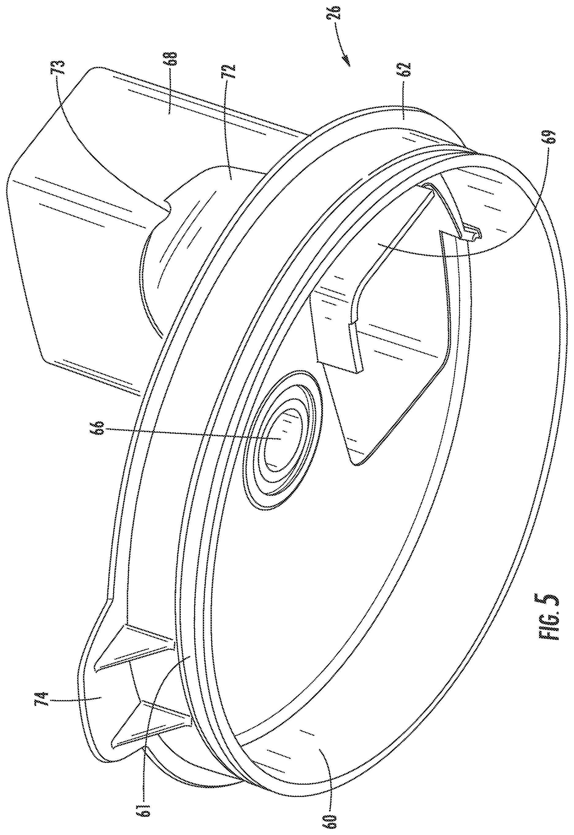 Patent US12303852 Figure 5 – Food processor with cleaning accessory and methods of using same
