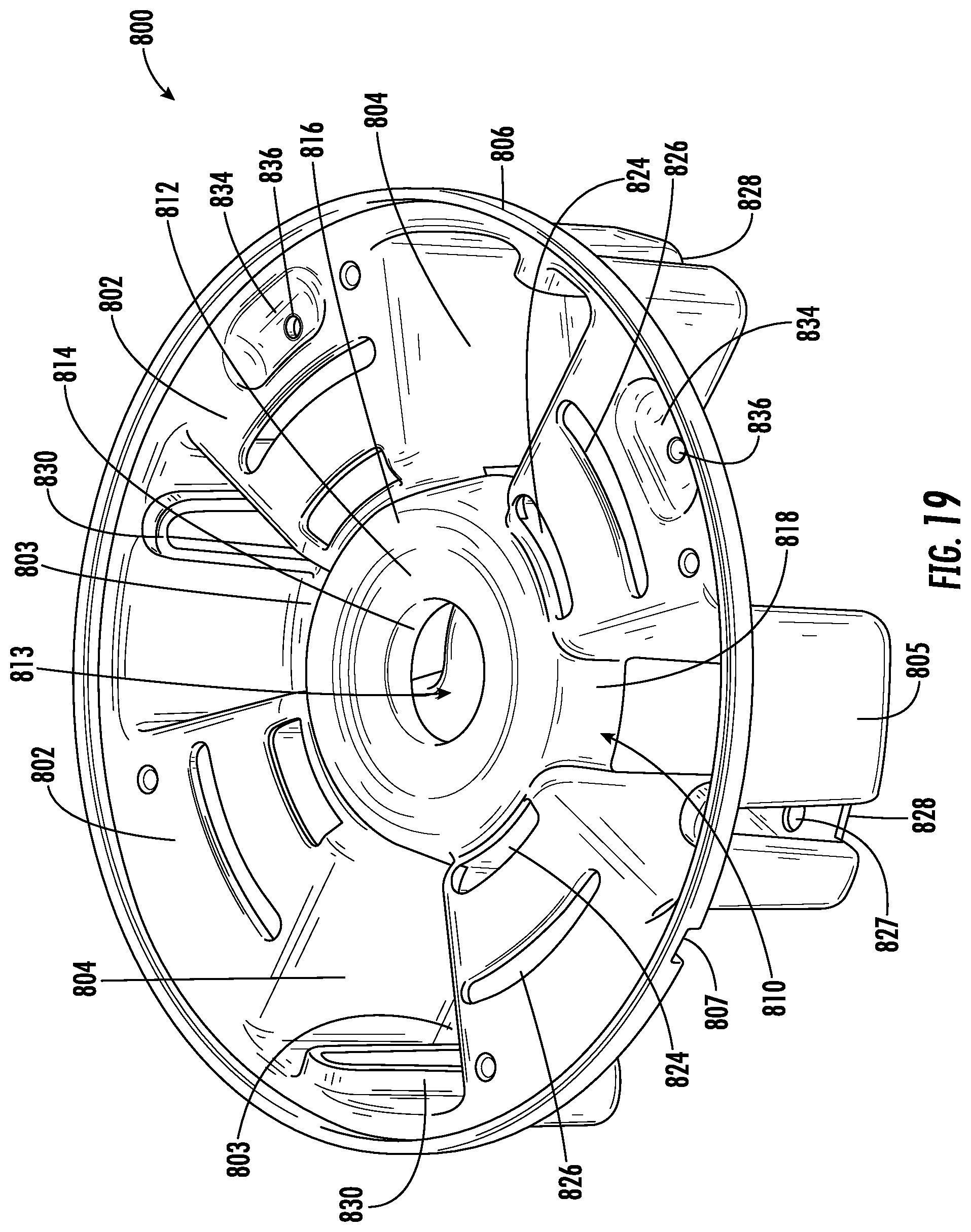 Patent US12303852 Figure 19 – Food processor with cleaning accessory and methods of using same