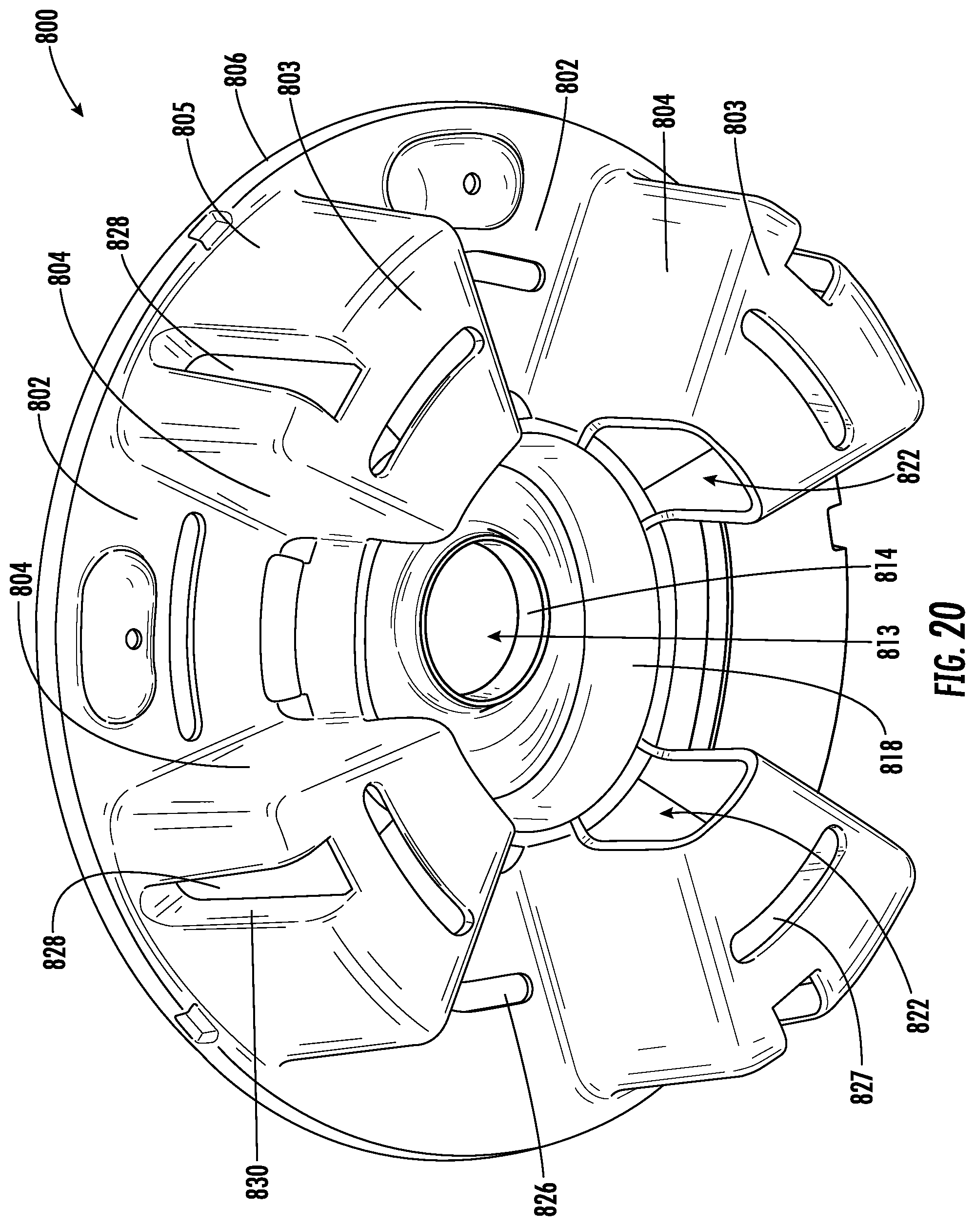 Patent US12303852 Figure 20 – Food processor with cleaning accessory and methods of using same