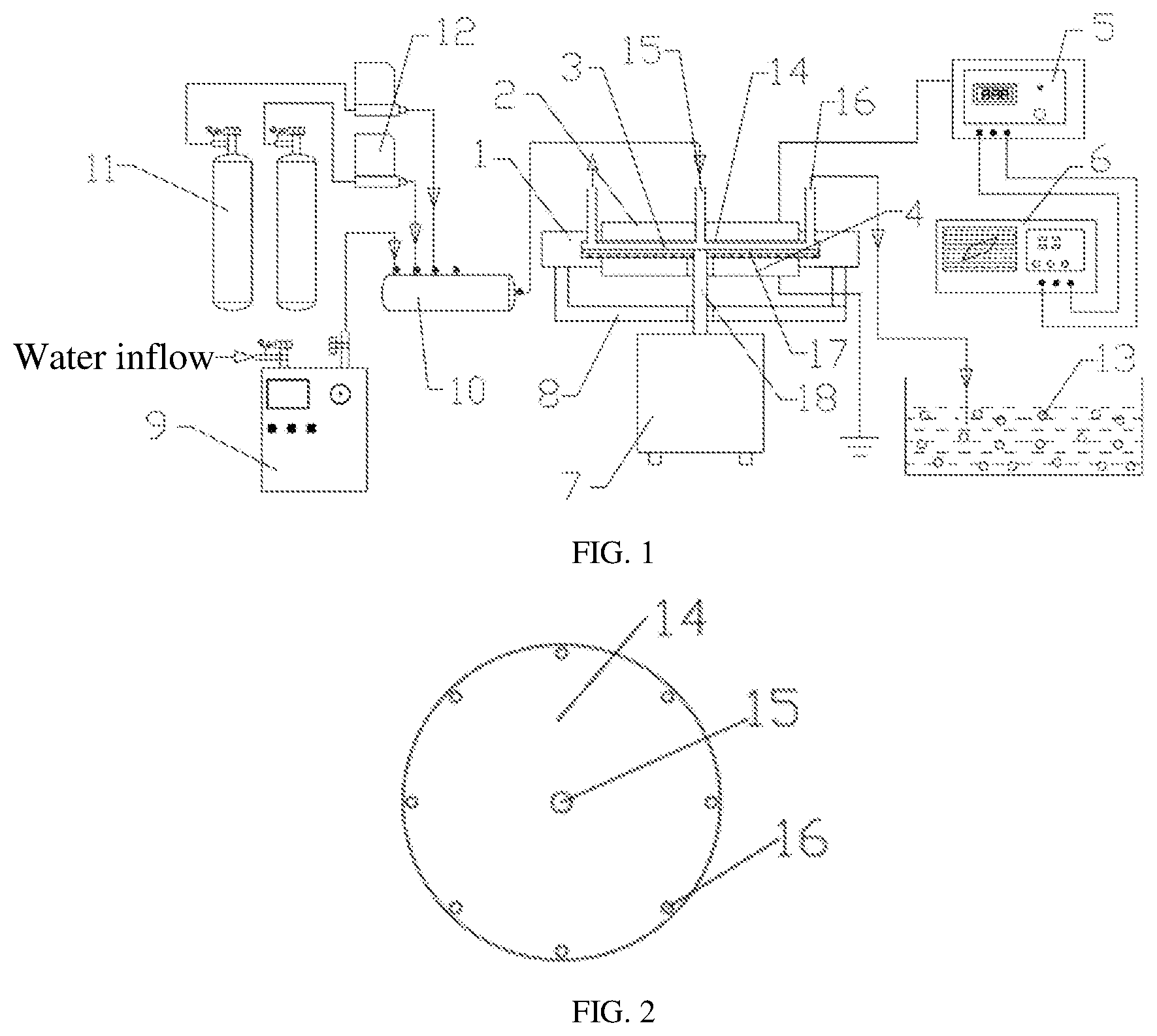 Patent US12303857 Figure 1 – Low-temperature plasma regeneration system and method for inactivated activated carbon